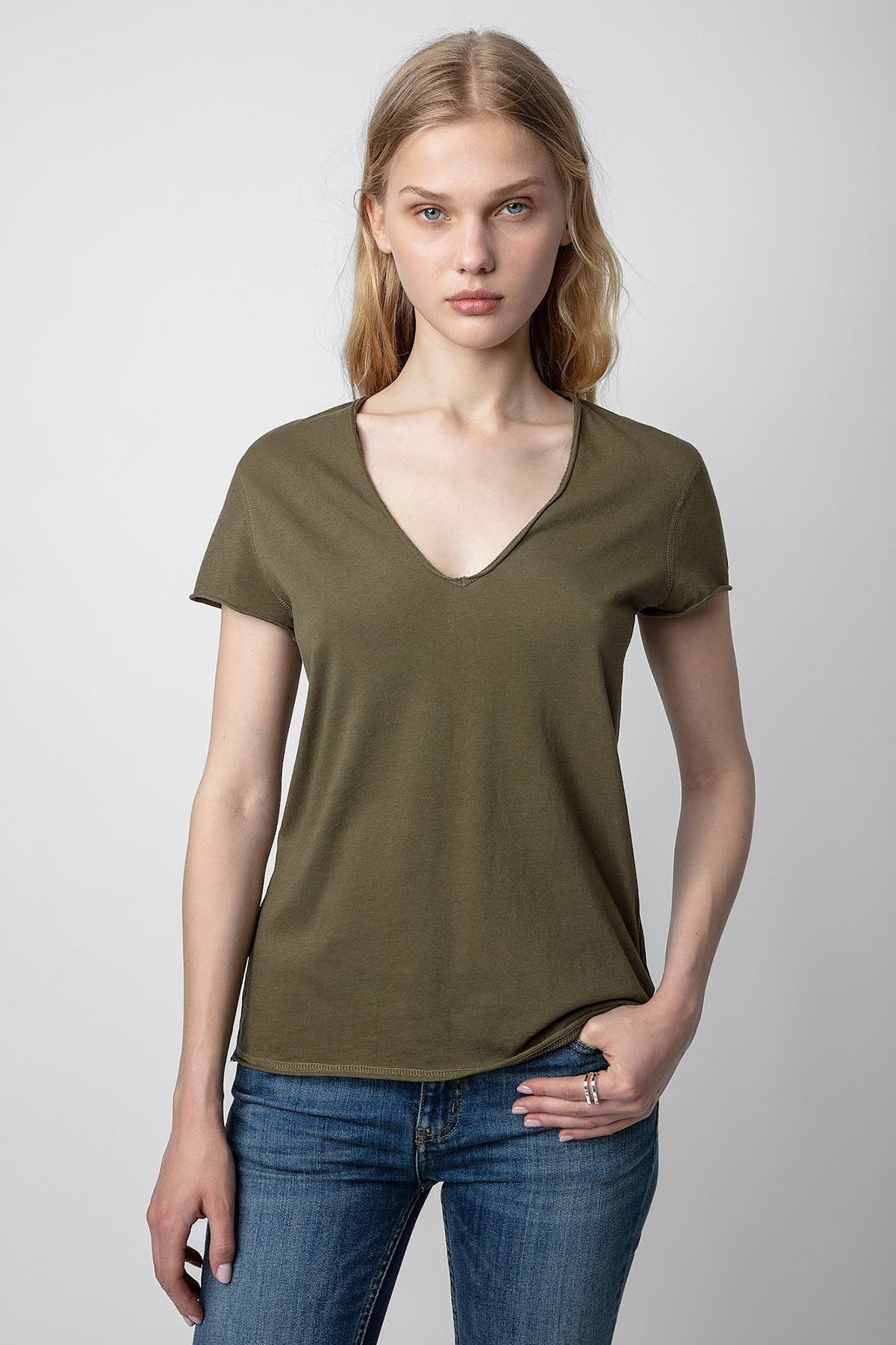 Zadig & Voltaire Nakış Detaylı Logolu T-shirt-Libas Trendy Fashion Store