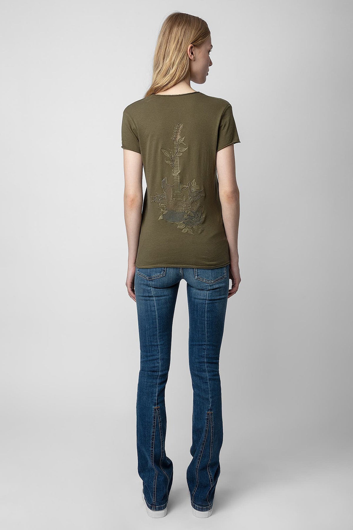 Zadig & Voltaire Nakış Detaylı Logolu T-shirt-Libas Trendy Fashion Store