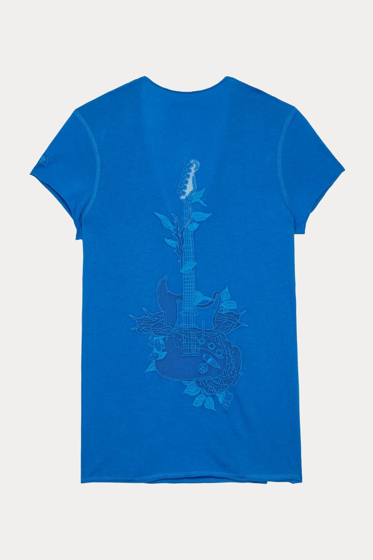 Zadig & Voltaire Dantel Nakış Logolu T-shirt-Libas Trendy Fashion Store