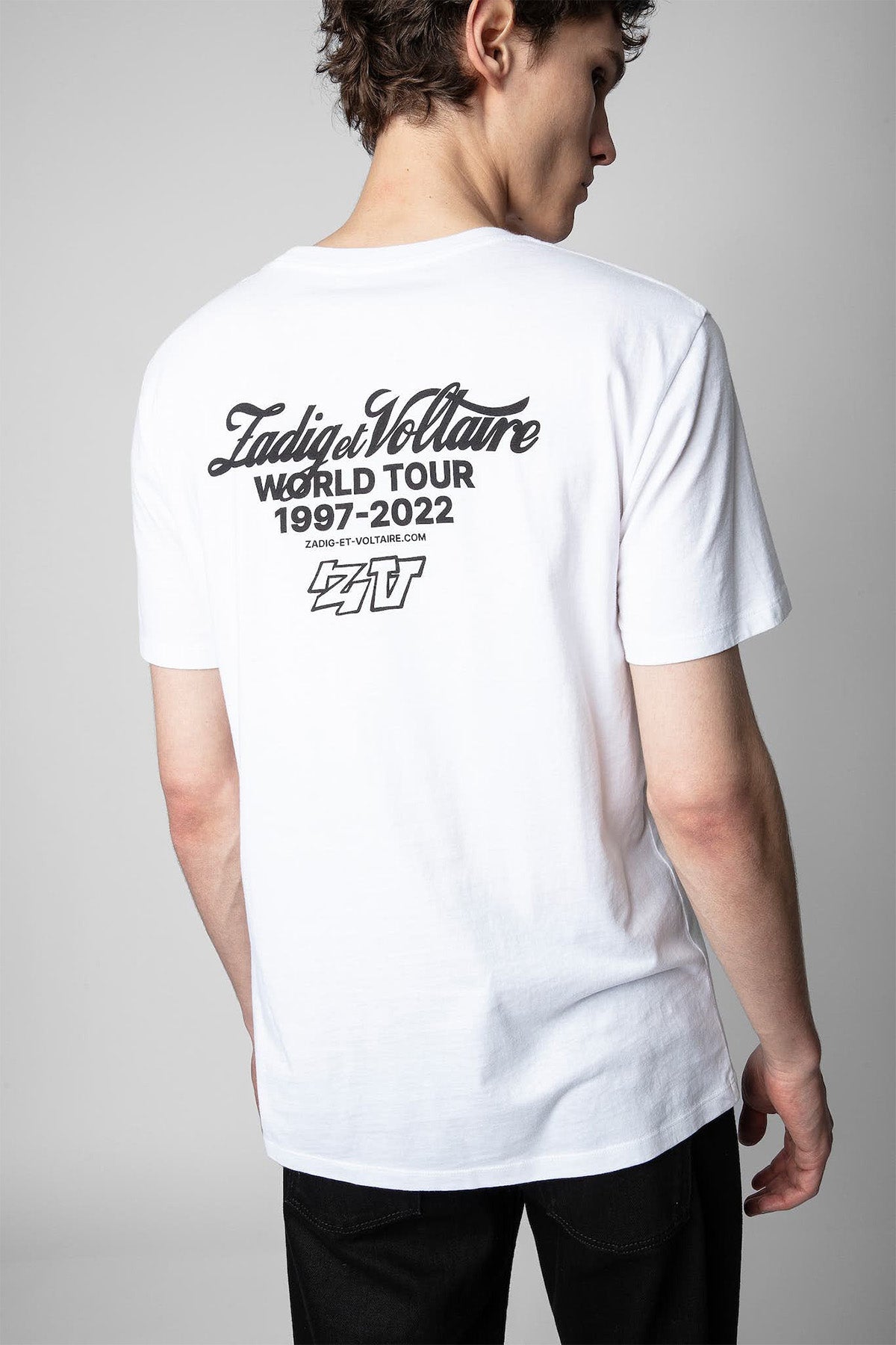 Zadig & Voltaire Yuvarlak Yaka Logolu T-shirt-Libas Trendy Fashion Store