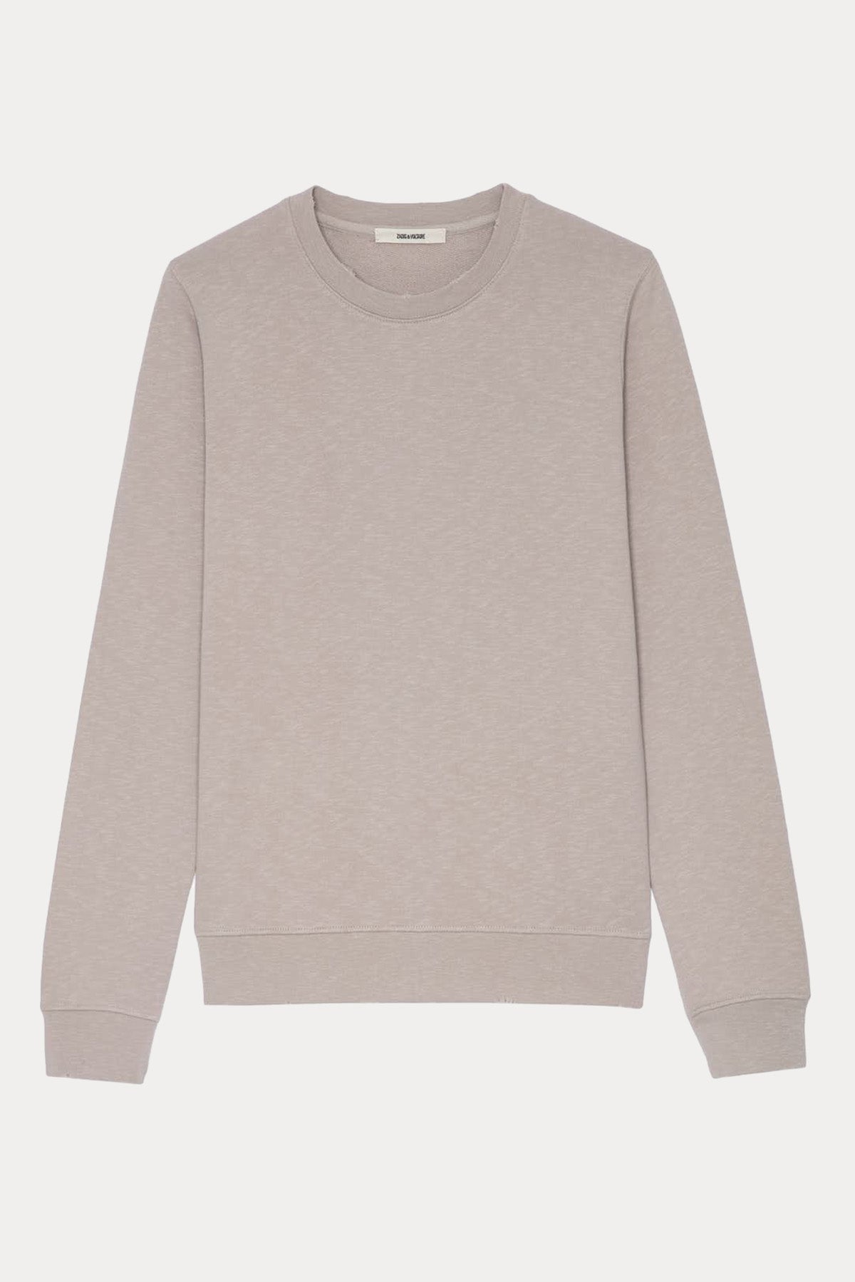 Zadig & Voltaire Yırtık Detaylı Kuru Kafa Logolu Sweatshirt-Libas Trendy Fashion Store