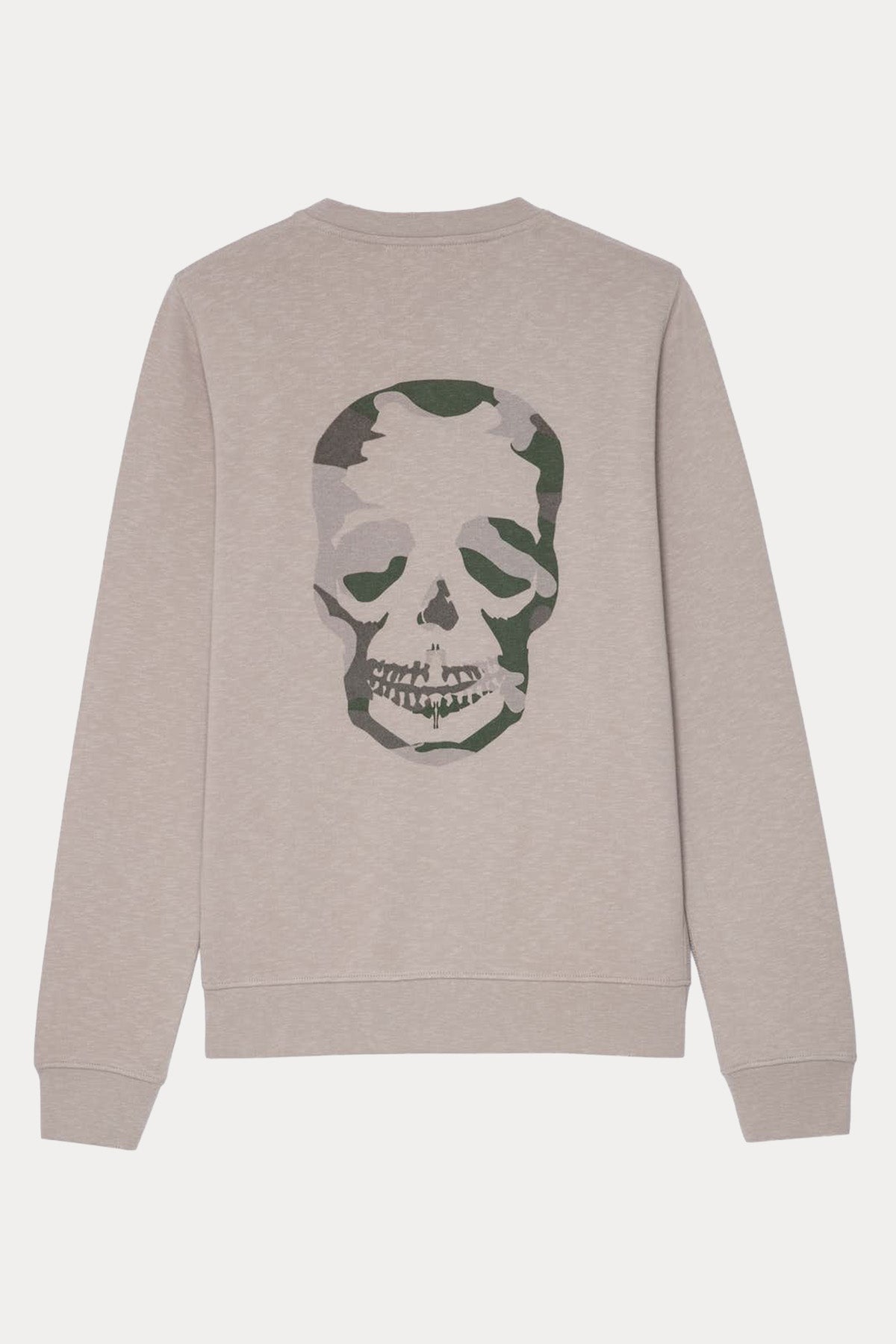 Zadig & Voltaire Yırtık Detaylı Kuru Kafa Logolu Sweatshirt-Libas Trendy Fashion Store