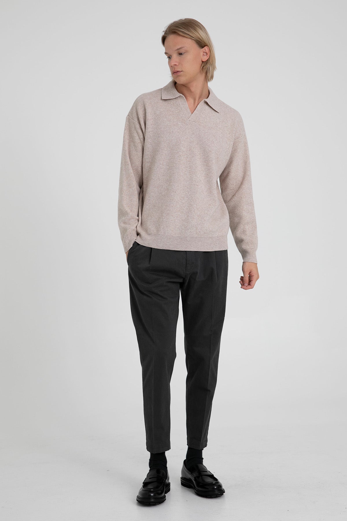 Manifattura Polo Yaka Örgü Yün Triko-Libas Trendy Fashion Store