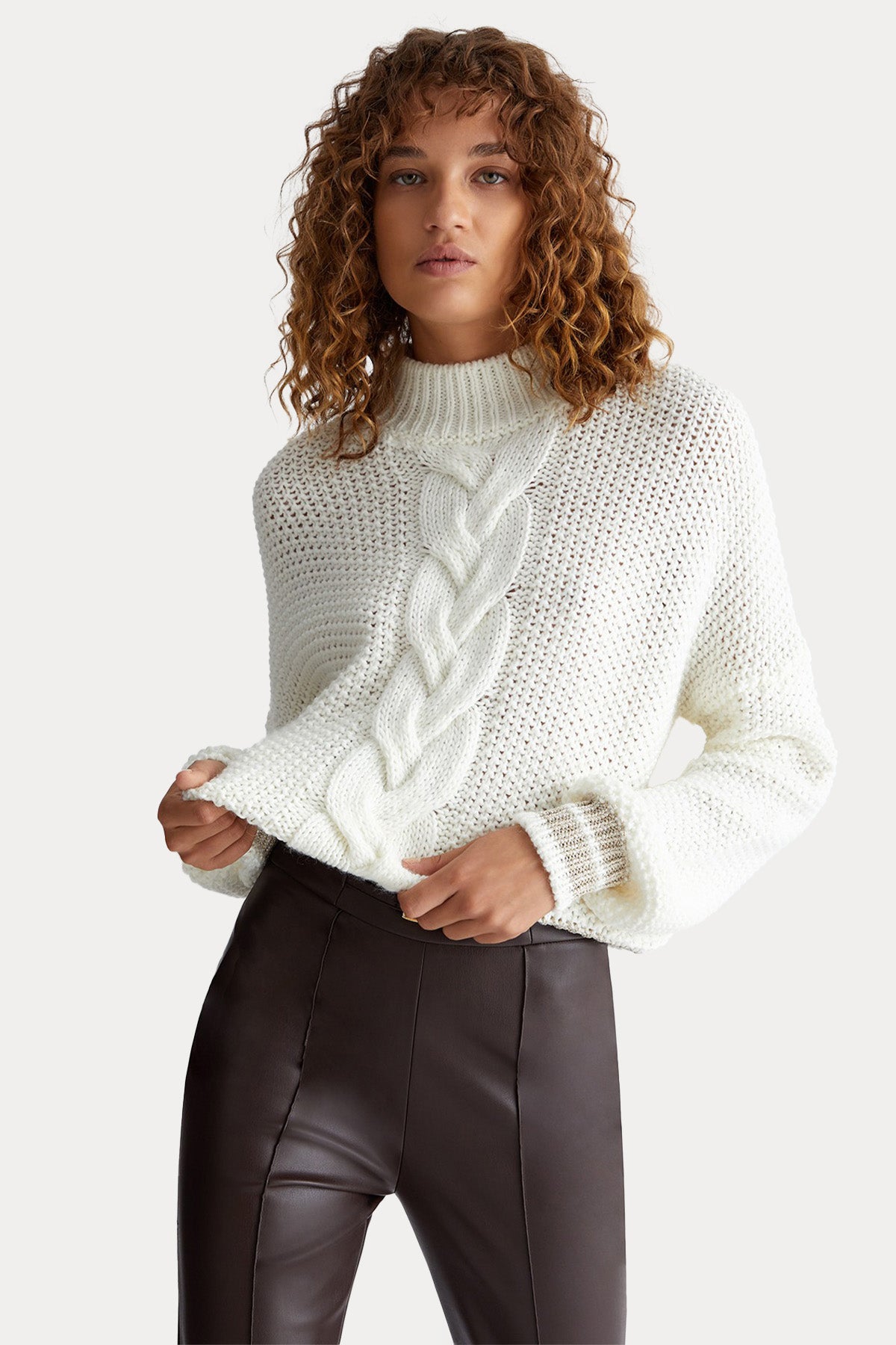 Liu Jo Dik Yaka Örgü Triko-Libas Trendy Fashion Store