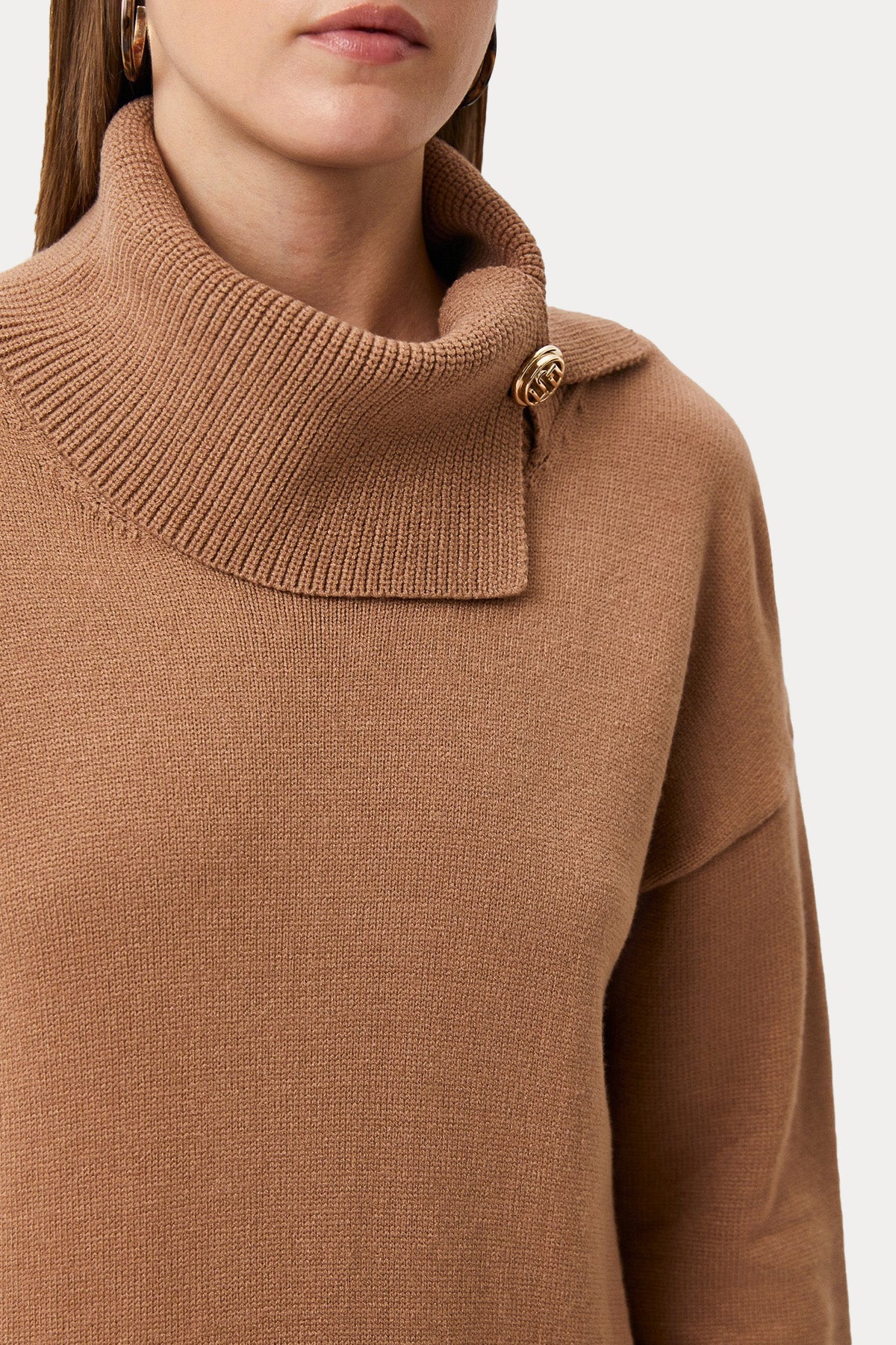 Liu Jo Balıkçı Yaka Mini Triko Elbise-Libas Trendy Fashion Store