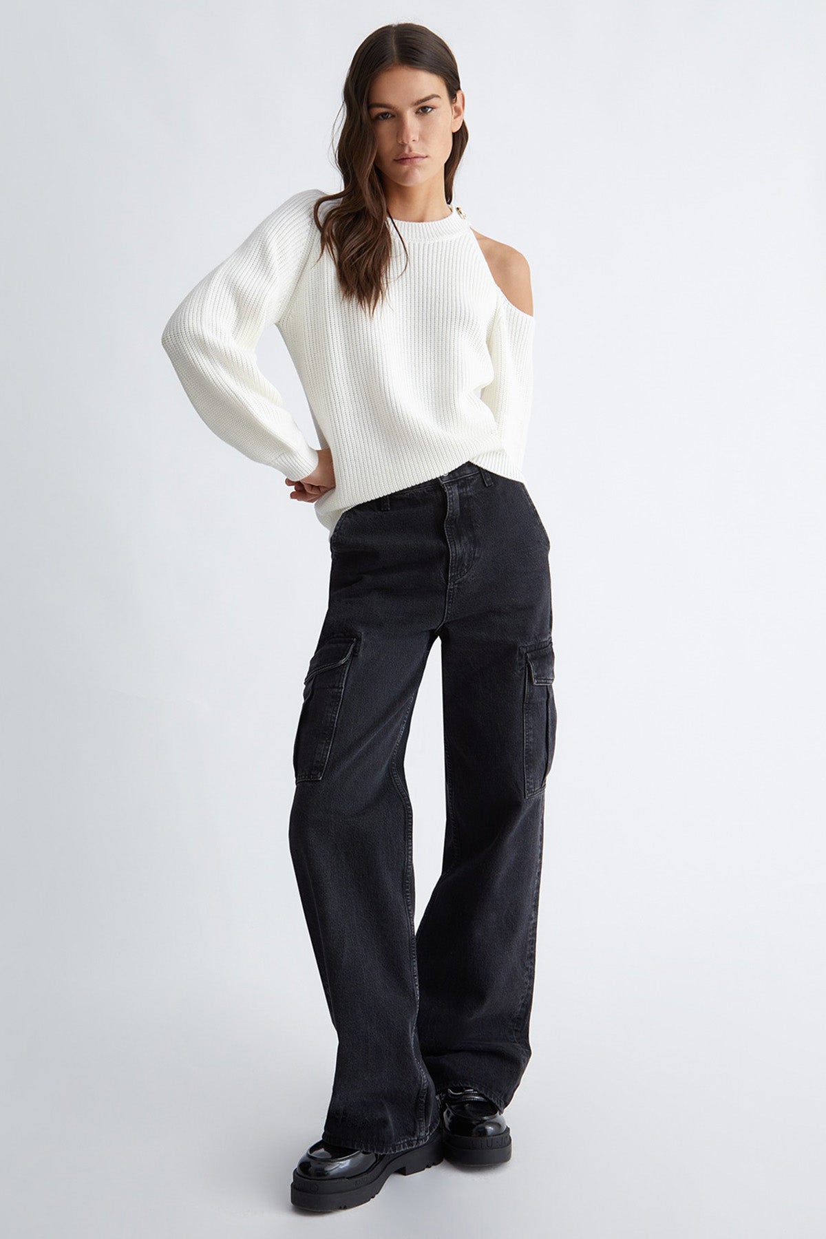 Liu Jo Yün Karışımlı Örgü Triko-Libas Trendy Fashion Store