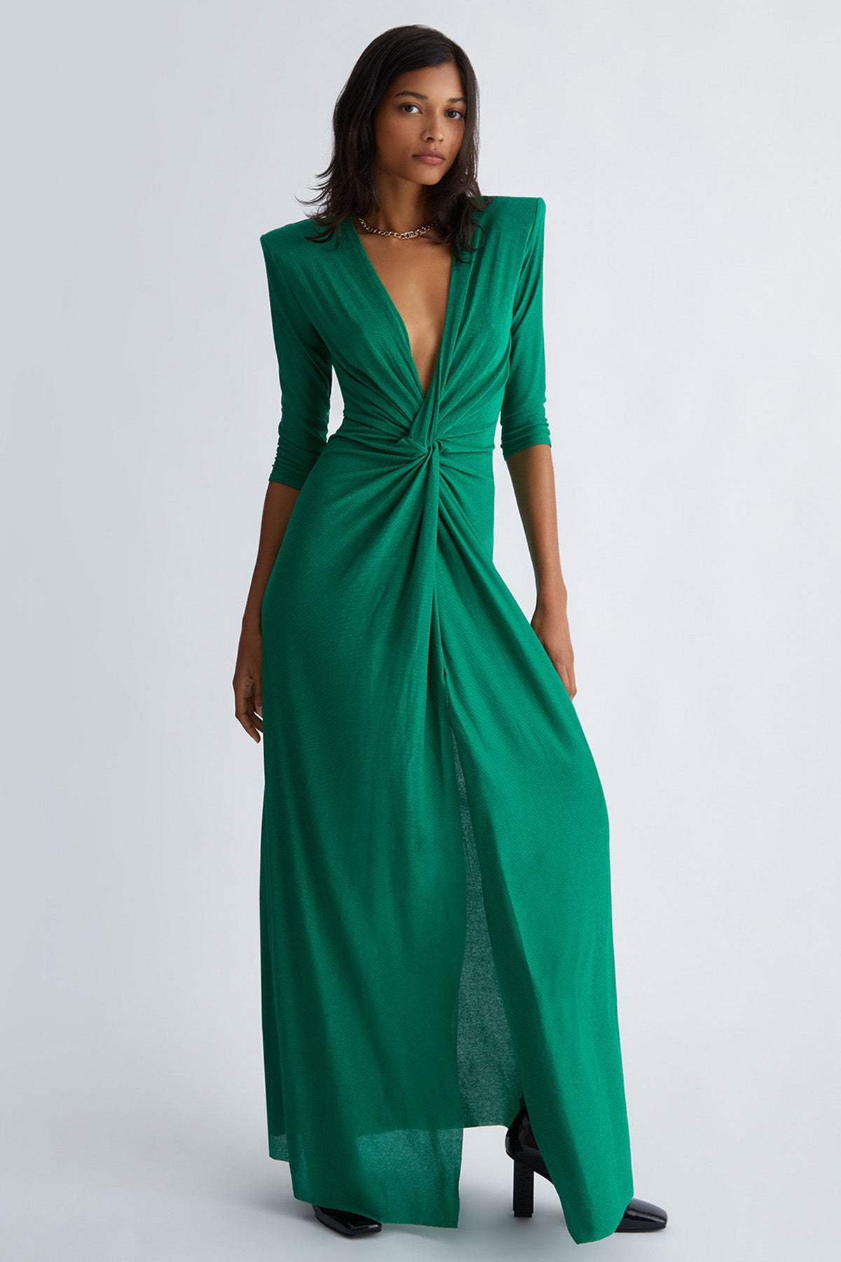 Liu Jo Vatkalı Maxi Abiye Elbise-Libas Trendy Fashion Store