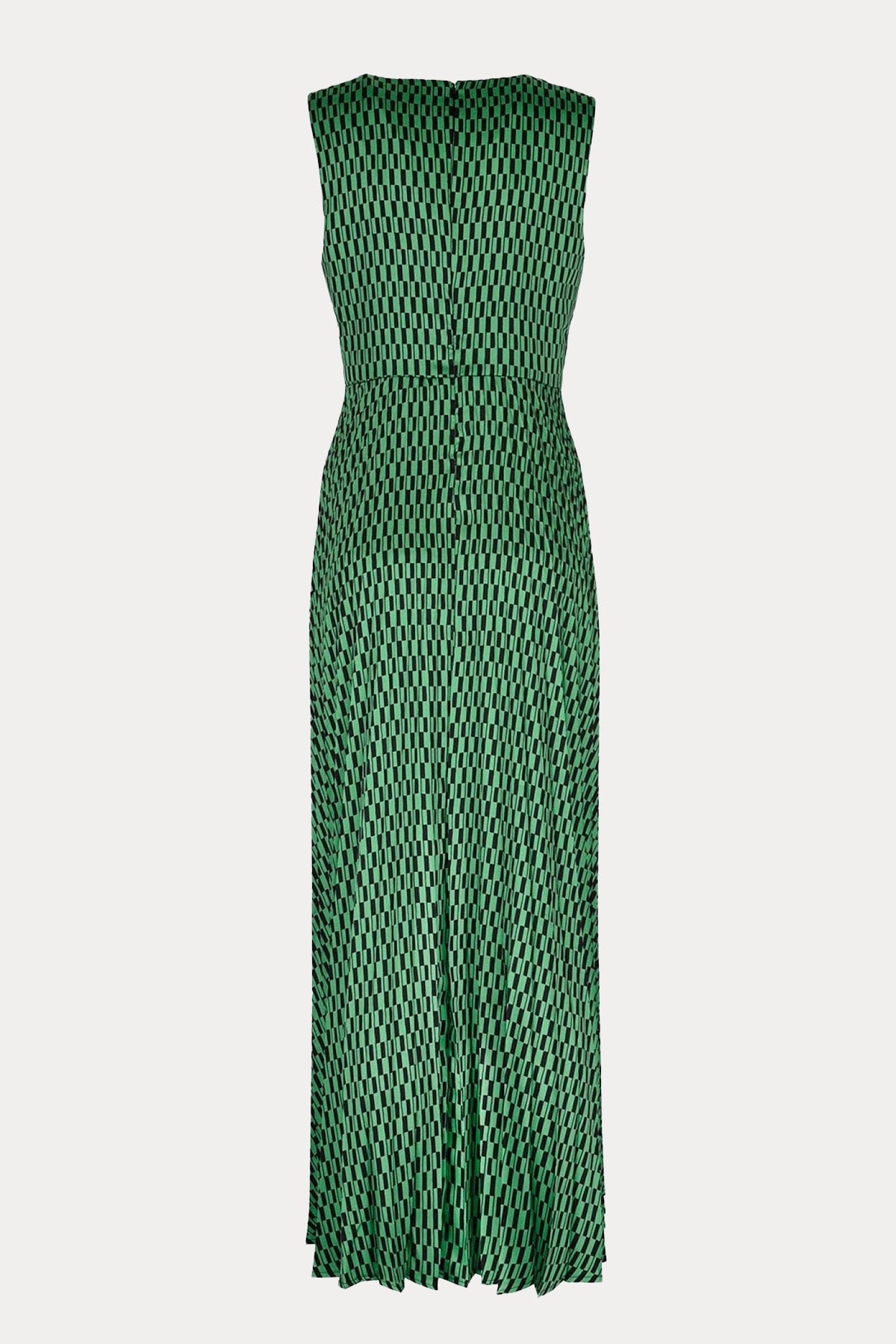 Liu Jo Pileli V Yaka Maxi Abiye-Libas Trendy Fashion Store