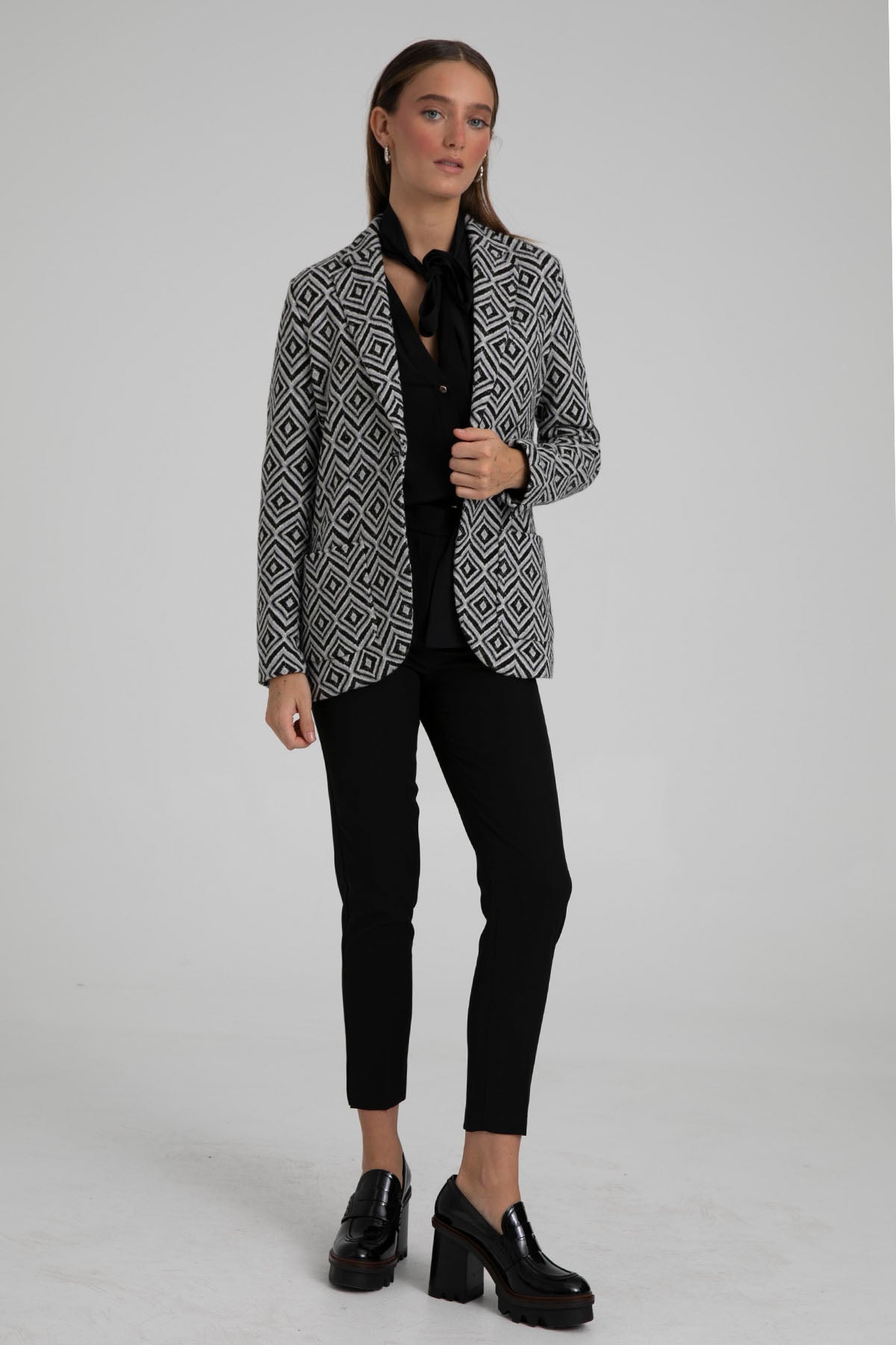 Liu Jo İpekli Fular Detaylı Gömlek-Libas Trendy Fashion Store