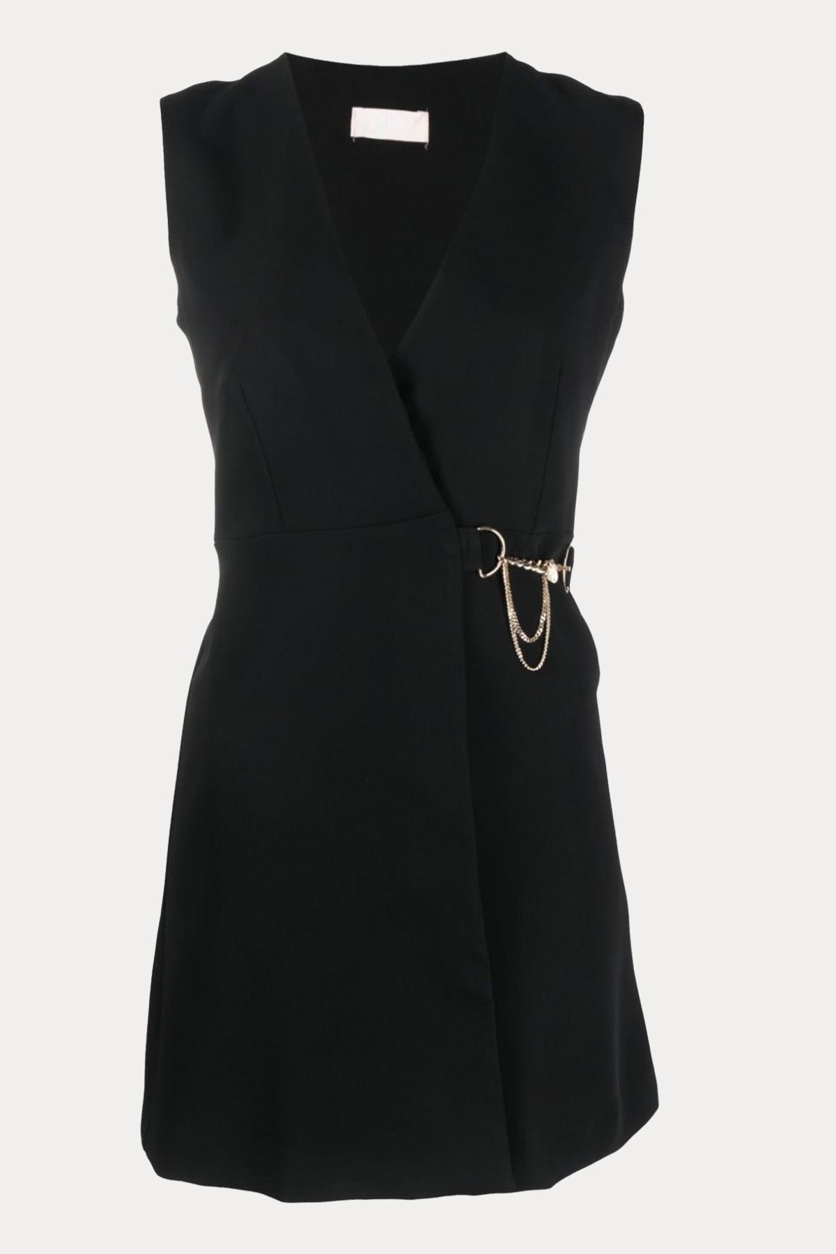 Liu Jo V Yaka Kruvaze Mini Elbise-Libas Trendy Fashion Store