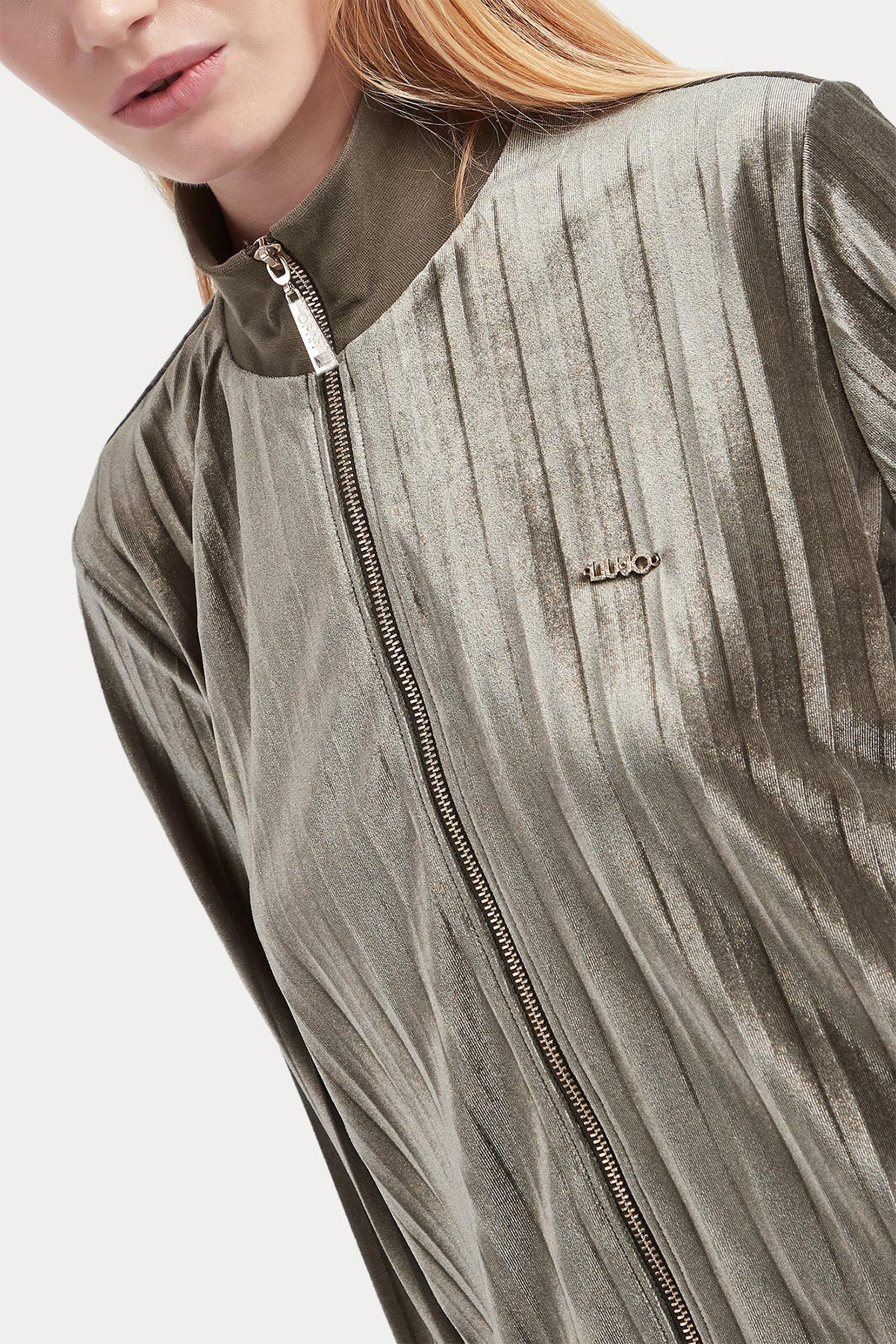 Liu Jo Piliseli Kadife Sweatshirt Ceket-Libas Trendy Fashion Store