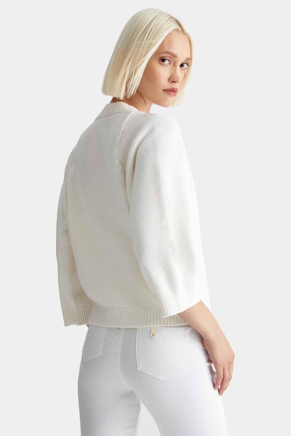 Liu Jo V Yaka Kaşmirli Örgü Yün Triko-Libas Trendy Fashion Store