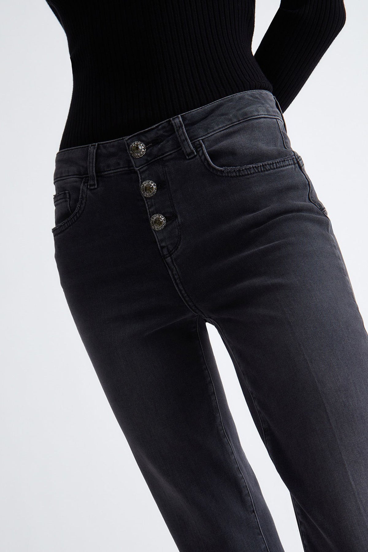 Liu Jo Princess Yüksek Bel Slim Fit Jeans-Libas Trendy Fashion Store