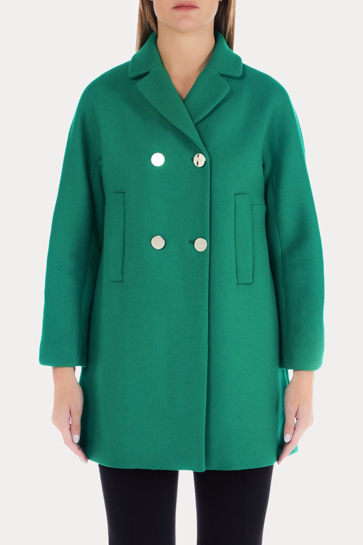 Liu Jo Kruvaze Yün Kaban-Libas Trendy Fashion Store