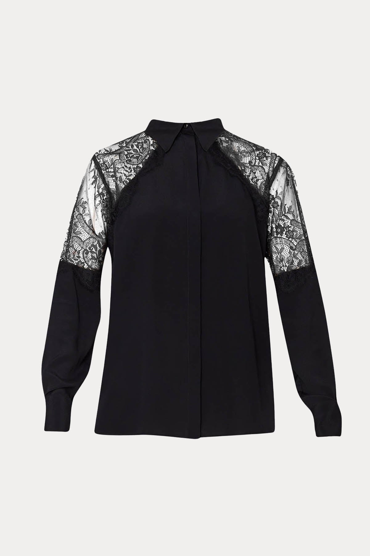 Liu Jo Transparan Detaylı İpek Gömlek-Libas Trendy Fashion Store