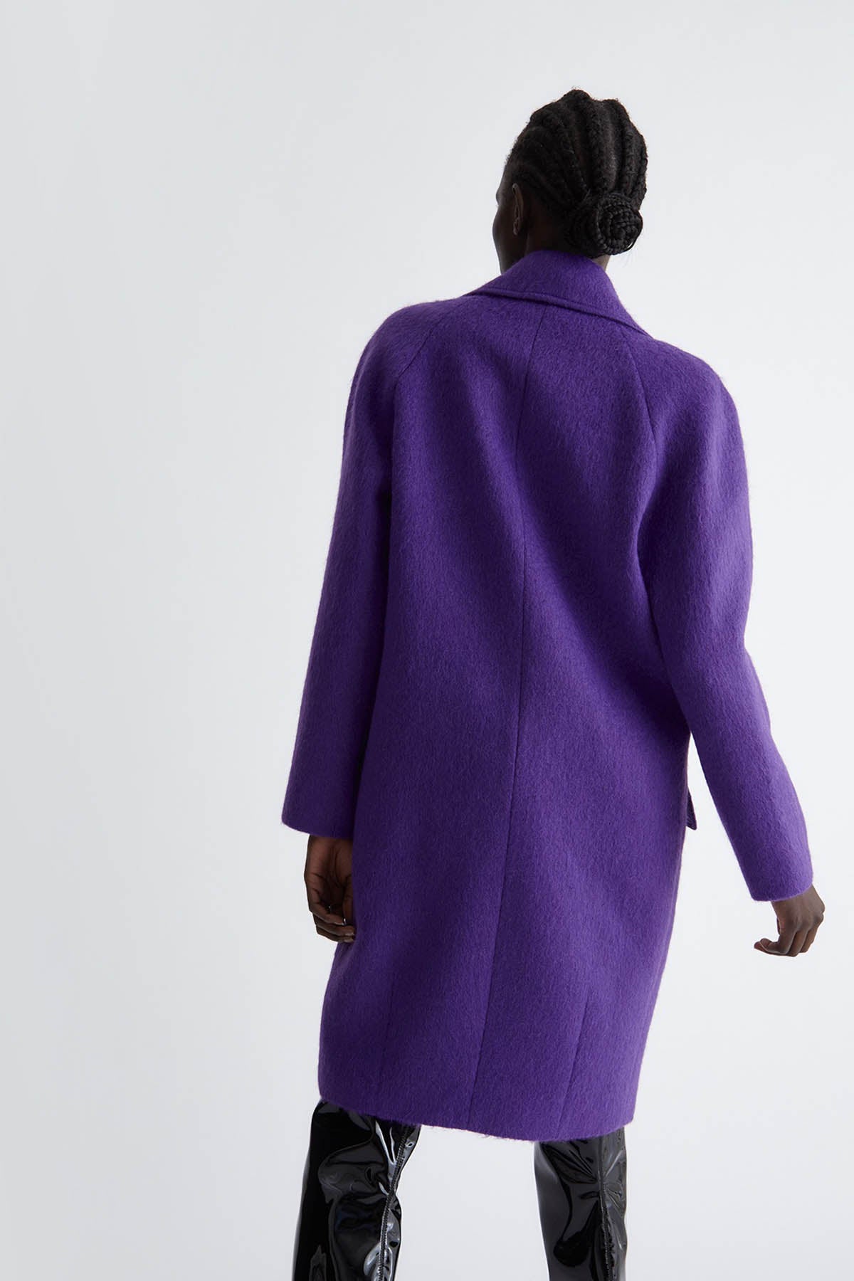 Liu Jo Kruvaze Cep Detaylı Yün Manto-Libas Trendy Fashion Store