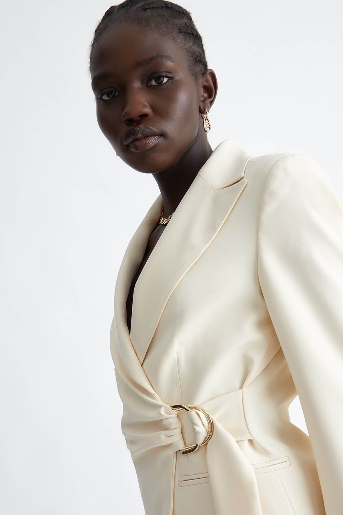 Liu Jo Kruvaze Kemerli Blazer Ceket-Libas Trendy Fashion Store