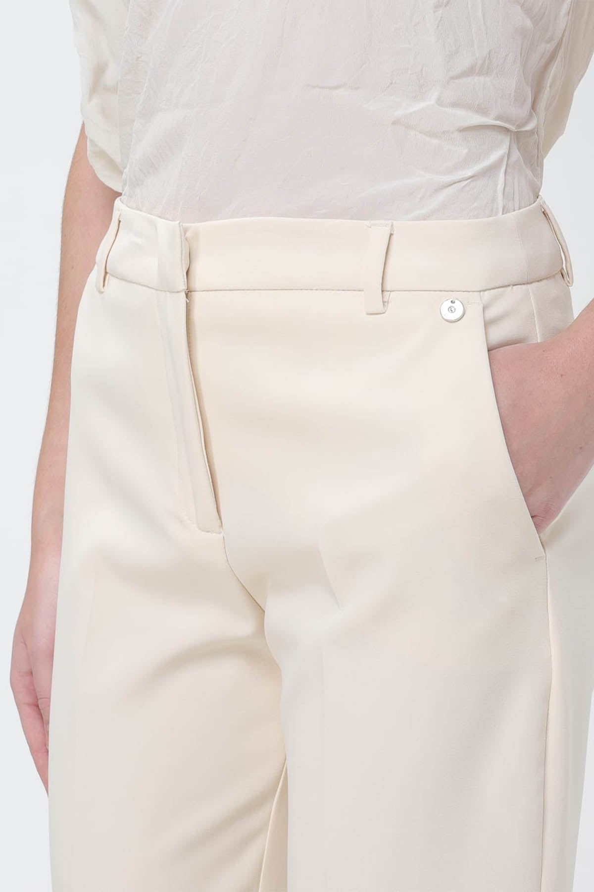 Liu Jo Regular Fit Yandan Cepli Streç Pantolon-Libas Trendy Fashion Store