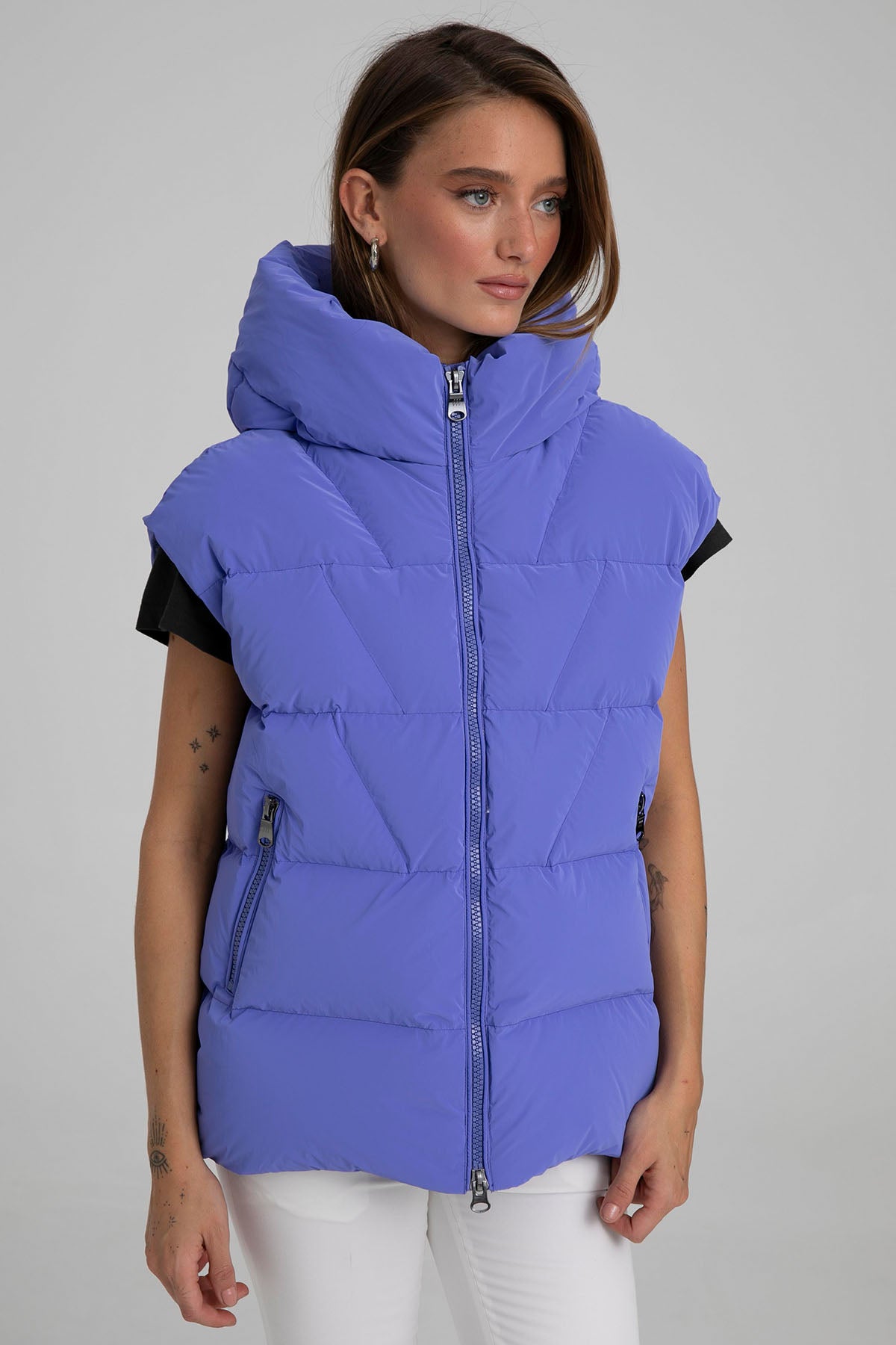 Hetrego Nimah Kapüşonlu Puffer Yelek-Libas Trendy Fashion Store