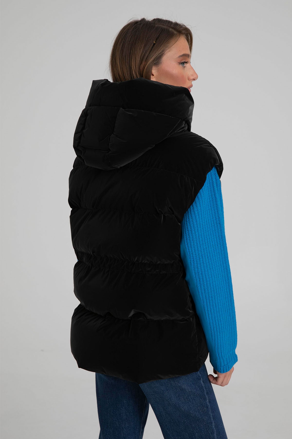 Hetrego Nimah Kapüşonlu Puffer Yelek-Libas Trendy Fashion Store