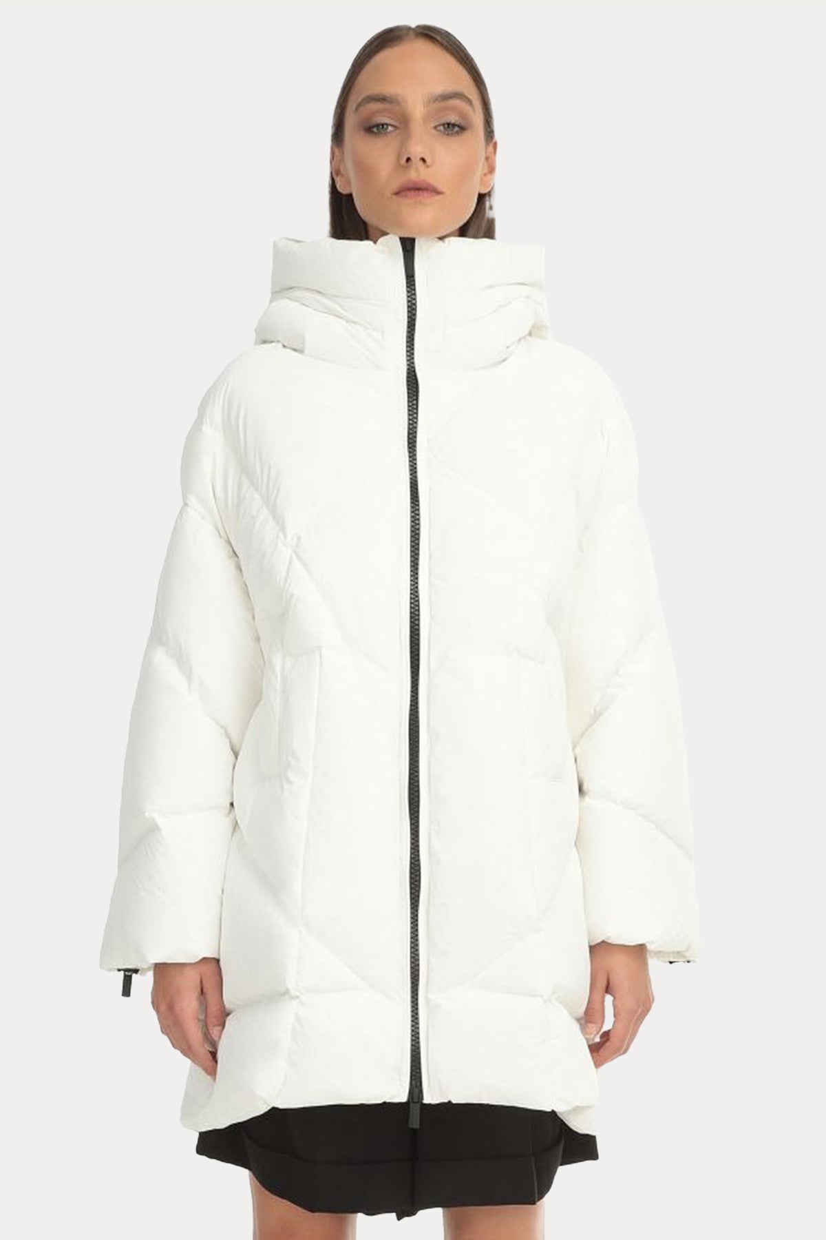 Hetrego Mireya Geniş Kesim Kapüşonlu Puffer Mont-Libas Trendy Fashion Store