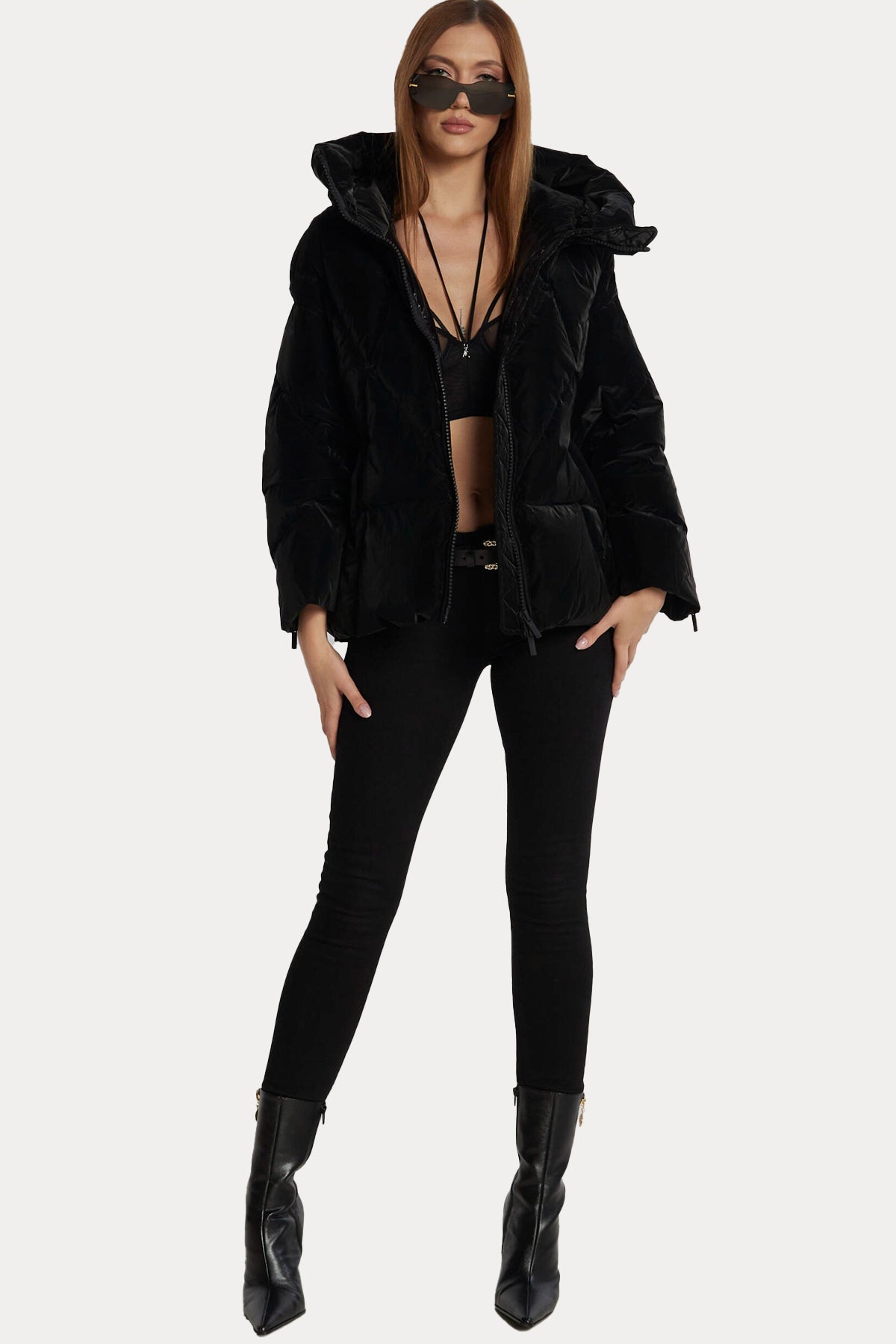 Hetrego Greer Geniş Kesim Kapüşonlu Puffer Mont-Libas Trendy Fashion Store