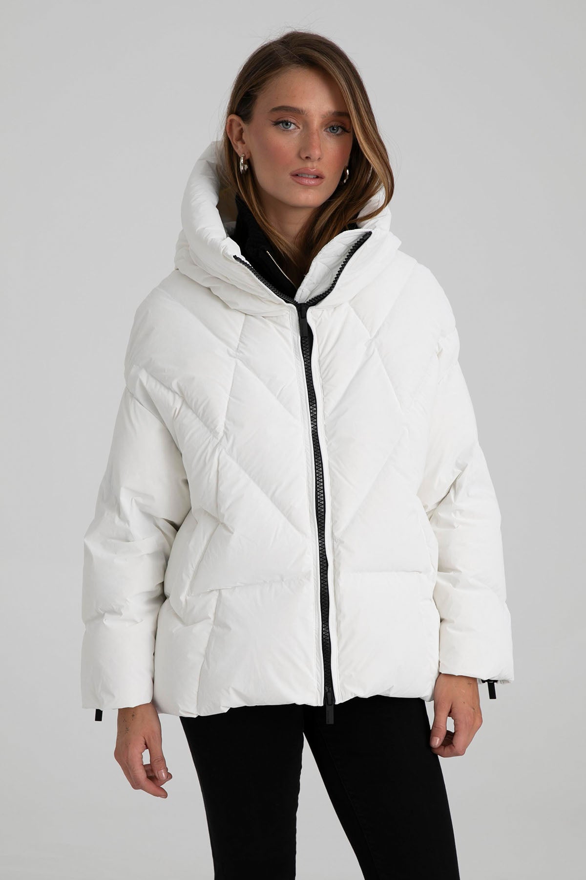 Hetrego Greer Geniş Kesim Kapüşonlu Puffer Mont-Libas Trendy Fashion Store