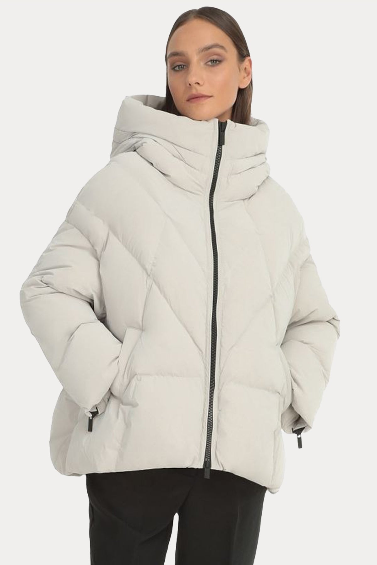 Hetrego Greer Geniş Kesim Kapüşonlu Puffer Mont-Libas Trendy Fashion Store