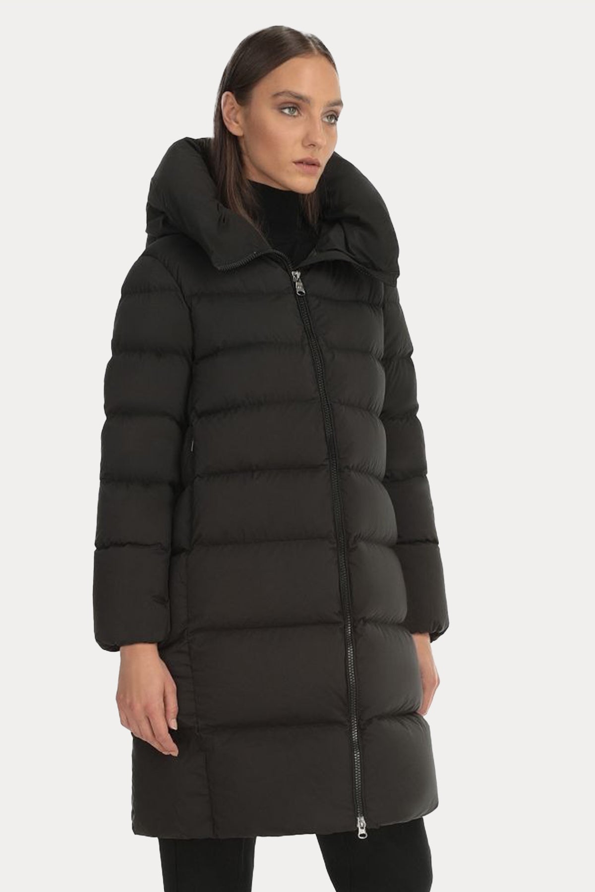 Hetrego Lena Kapüşonlu Puffer Uzun Mont-Libas Trendy Fashion Store