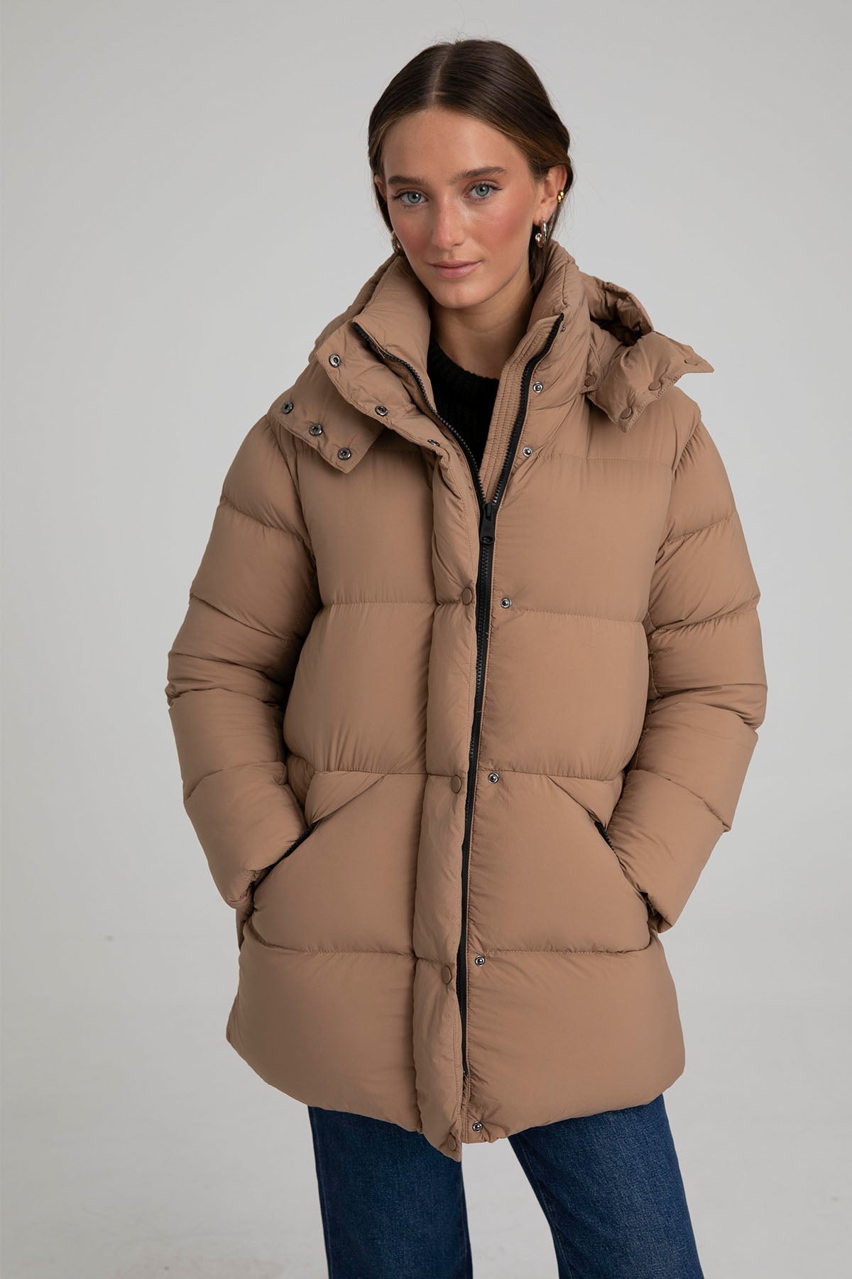 Hetrego Brea Kapüşonlu Puffer Mont-Libas Trendy Fashion Store