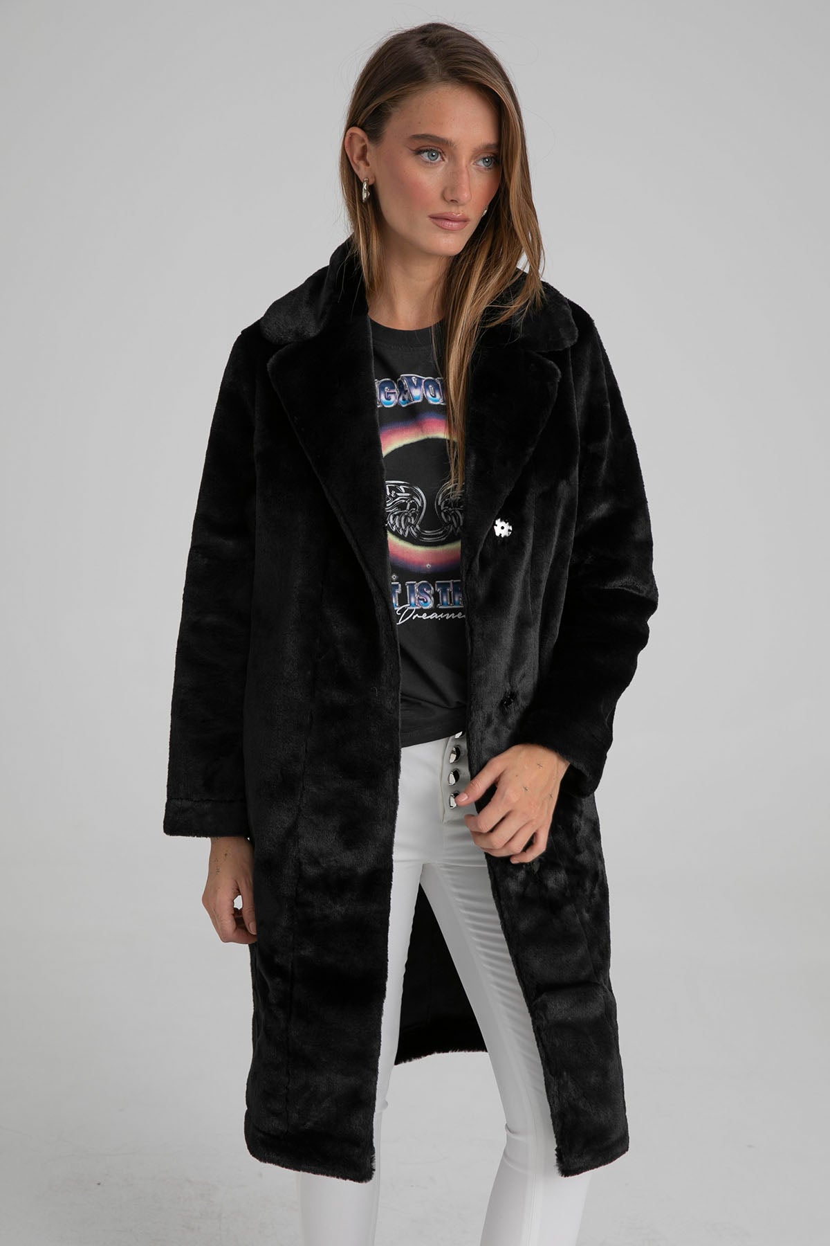 Hetrego Zoe Peluş Manto-Libas Trendy Fashion Store