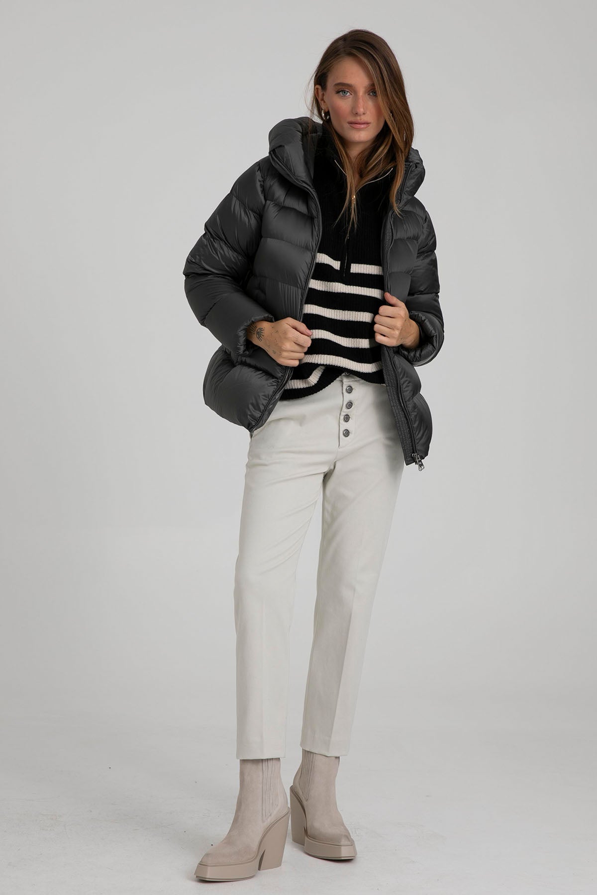 Hetrego Adley Kapüşonlu Puffer Mont-Libas Trendy Fashion Store