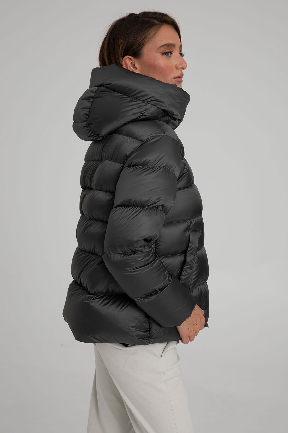 Hetrego Adley Kapüşonlu Puffer Mont-Libas Trendy Fashion Store