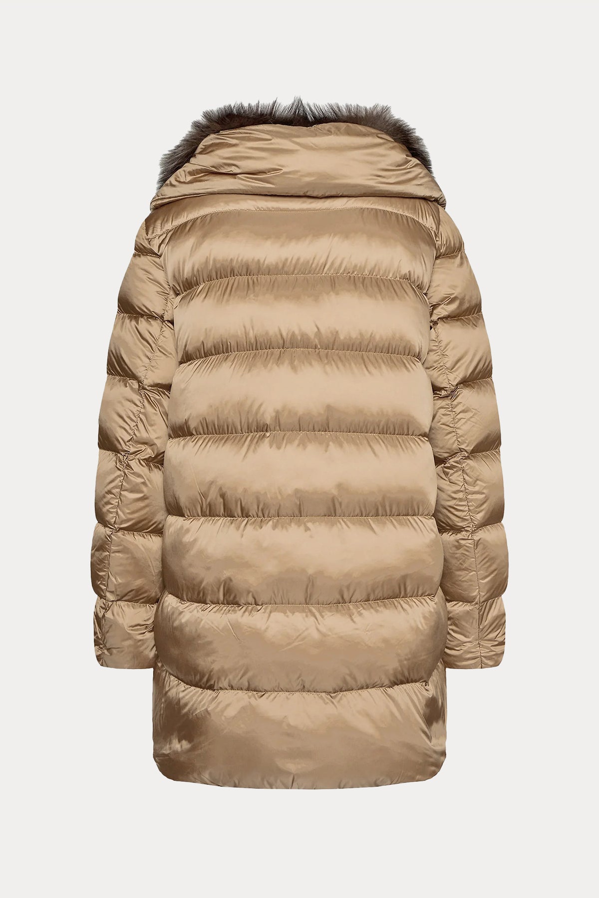 Hetrego Sena Yakası Kürklü Puffer Mont-Libas Trendy Fashion Store