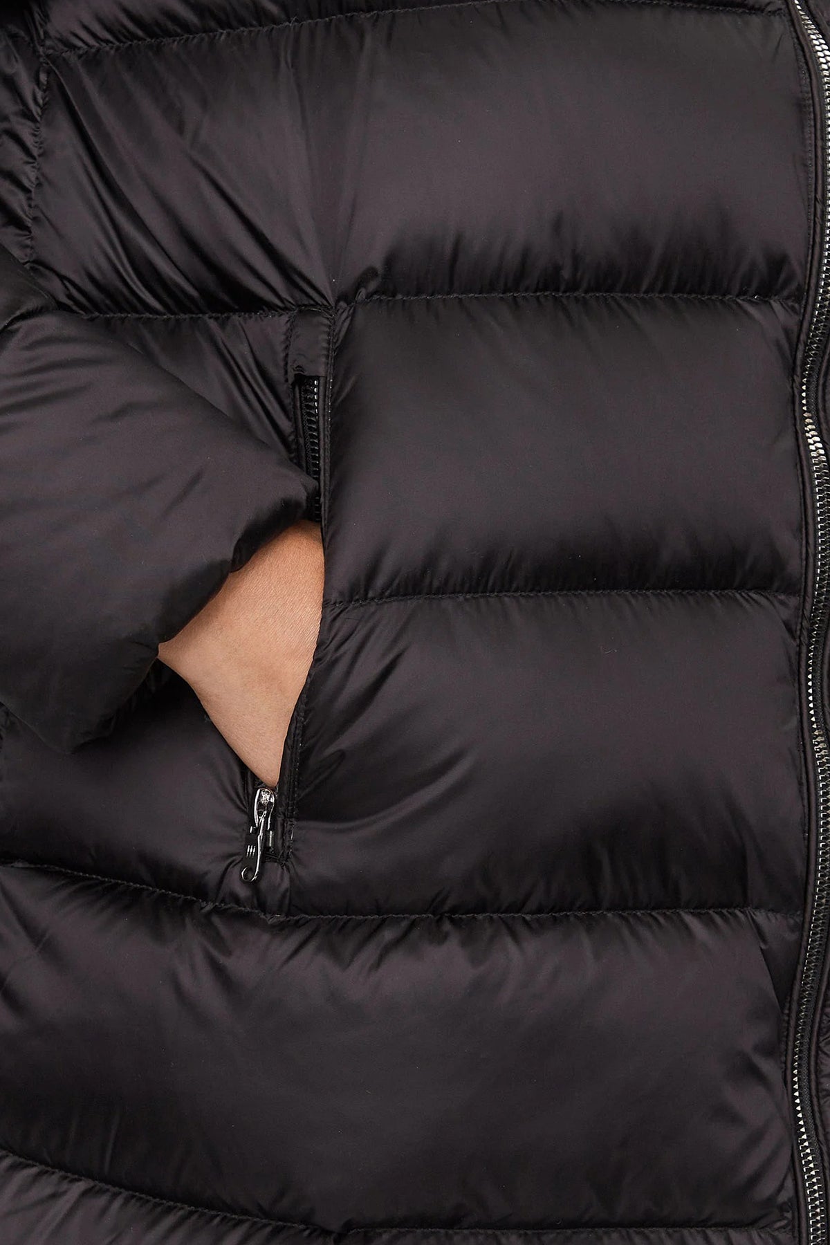 Hetrego Sena Yakası Kürklü Puffer Mont-Libas Trendy Fashion Store