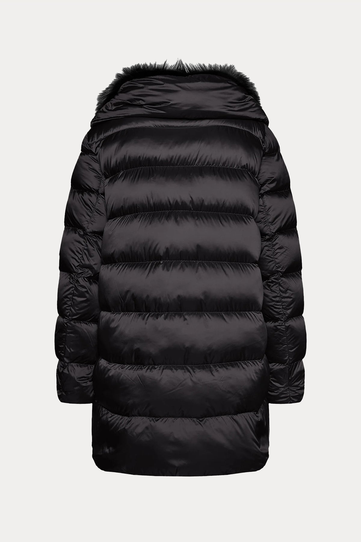 Hetrego Sena Yakası Kürklü Puffer Mont-Libas Trendy Fashion Store