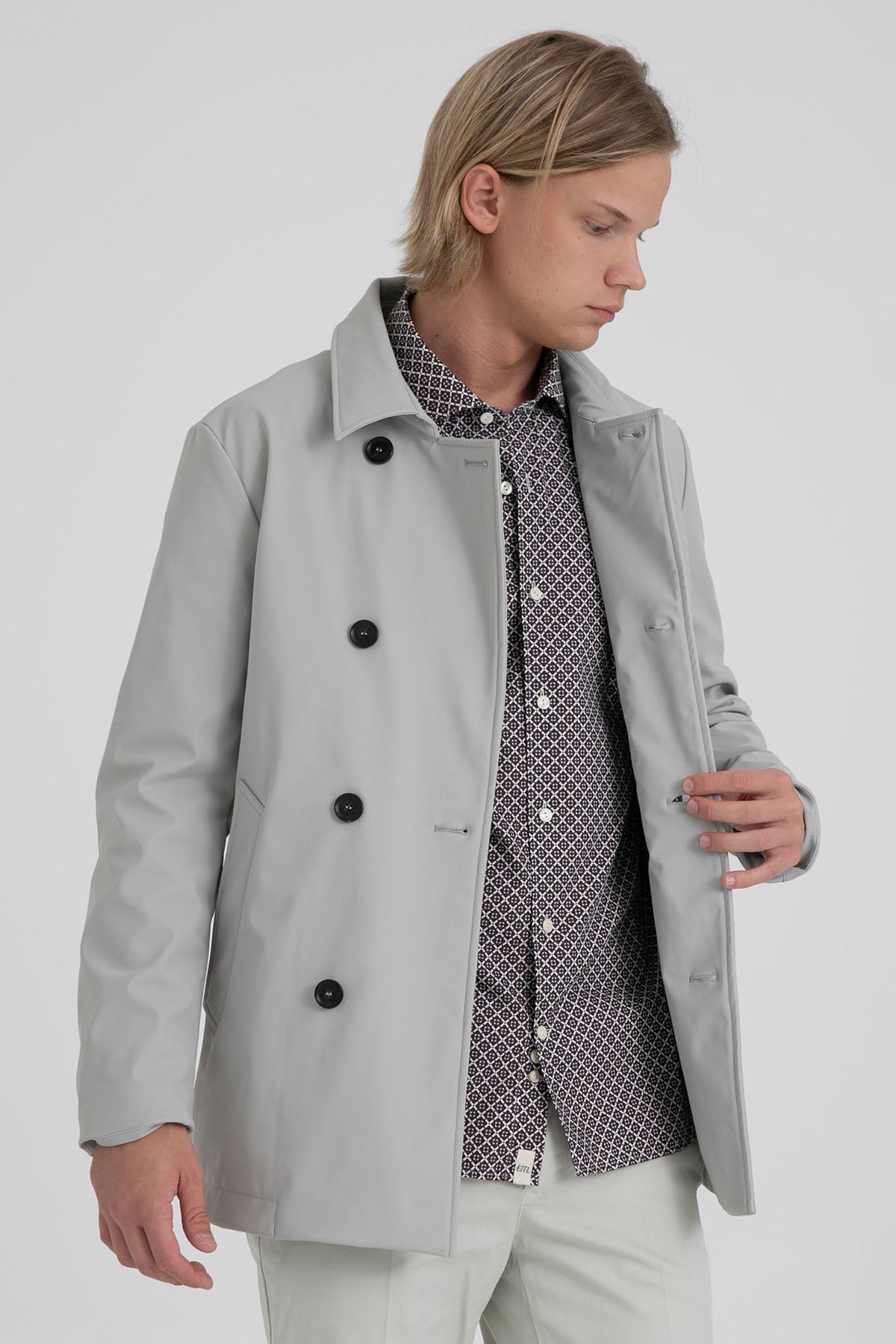 Hetrego Fin Kruvaze Trençkot-Libas Trendy Fashion Store