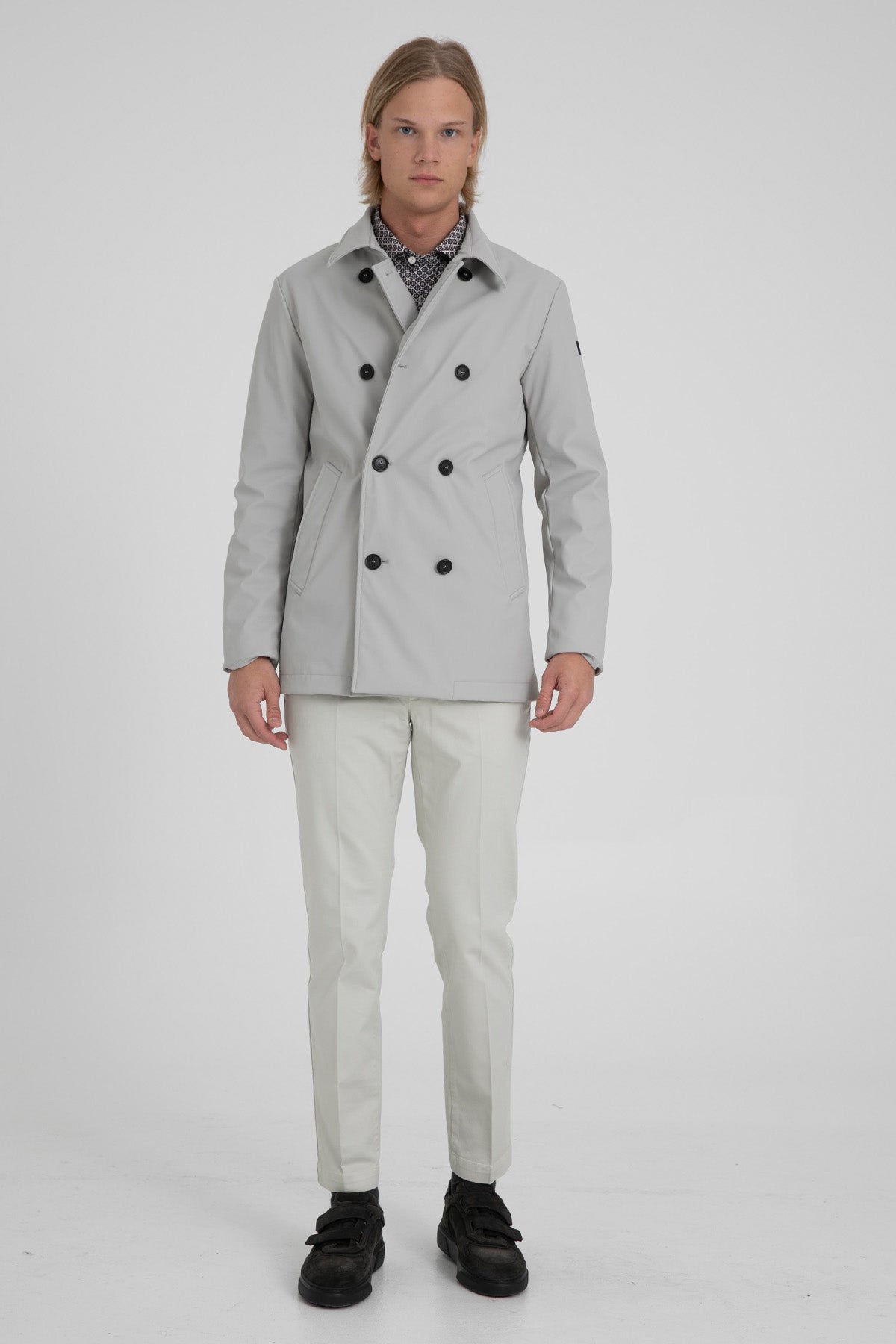 Hetrego Fin Kruvaze Trençkot-Libas Trendy Fashion Store