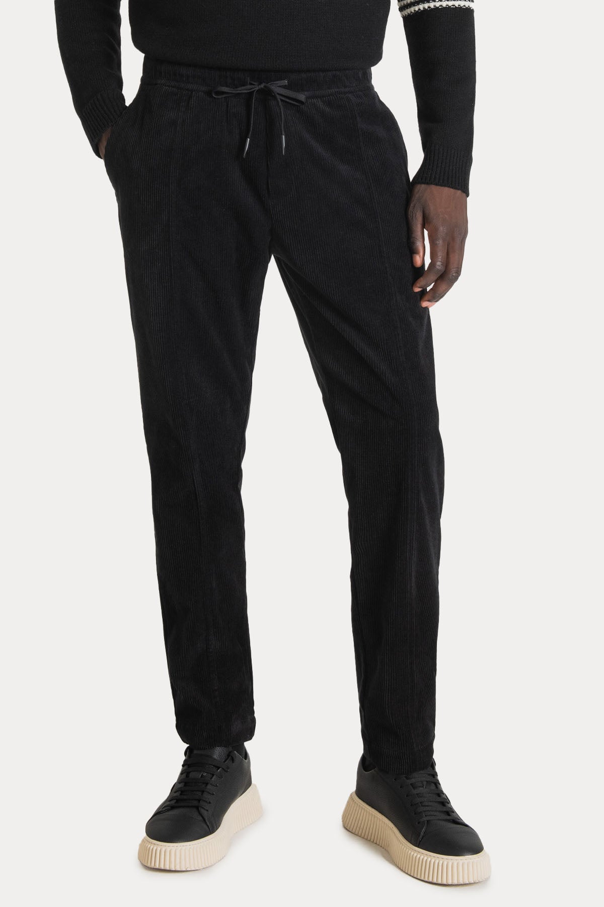 Antony Morato Beli Lastikli Fitilli Kadife Pantolon-Libas Trendy Fashion Store