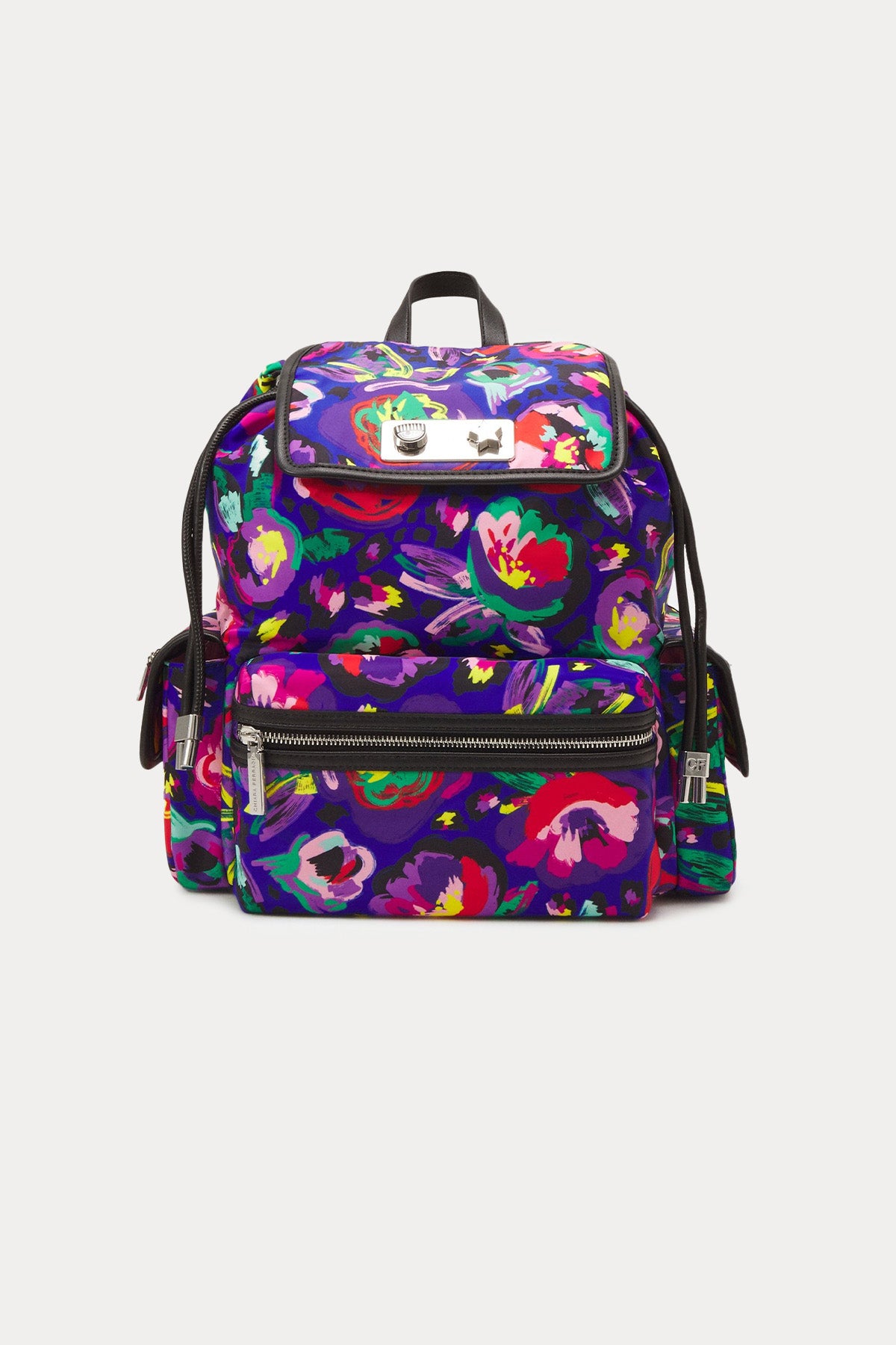 Chiara Ferragni Renkli Desenli Göz Logolu Sırt Çantası-Libas Trendy Fashion Store