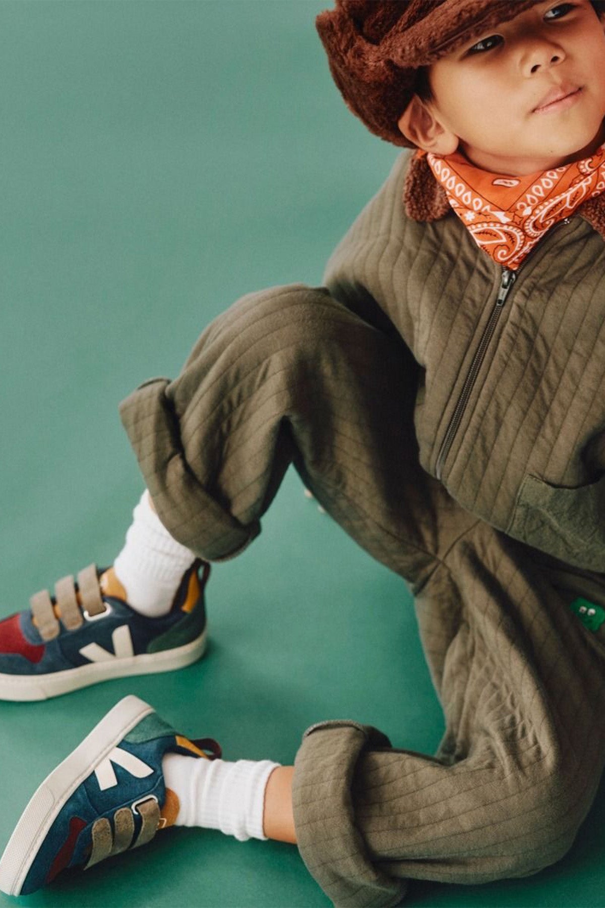 Veja Kids Unisex Bebek Süet Sneaker Ayakkabı-Libas Trendy Fashion Store