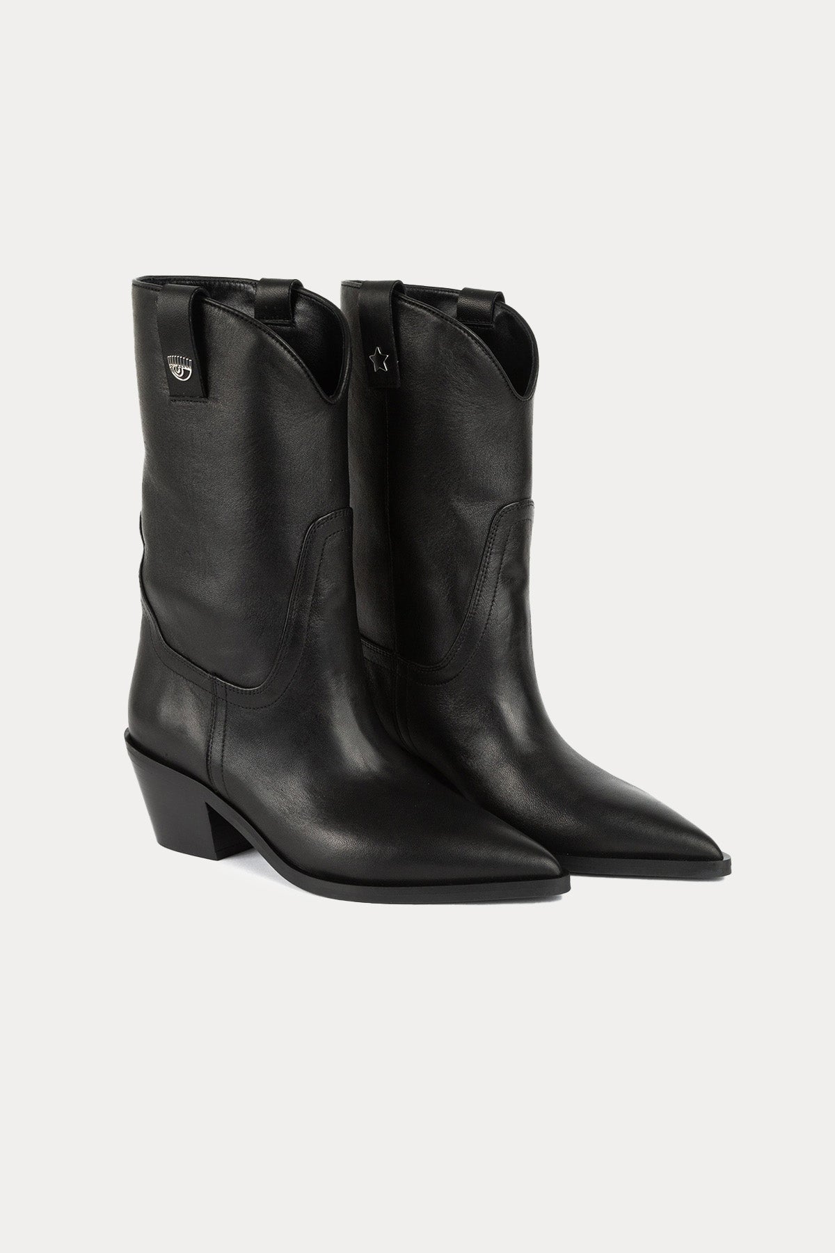 Chiara Ferragni Sivri Burun Deri Bot-Libas Trendy Fashion Store