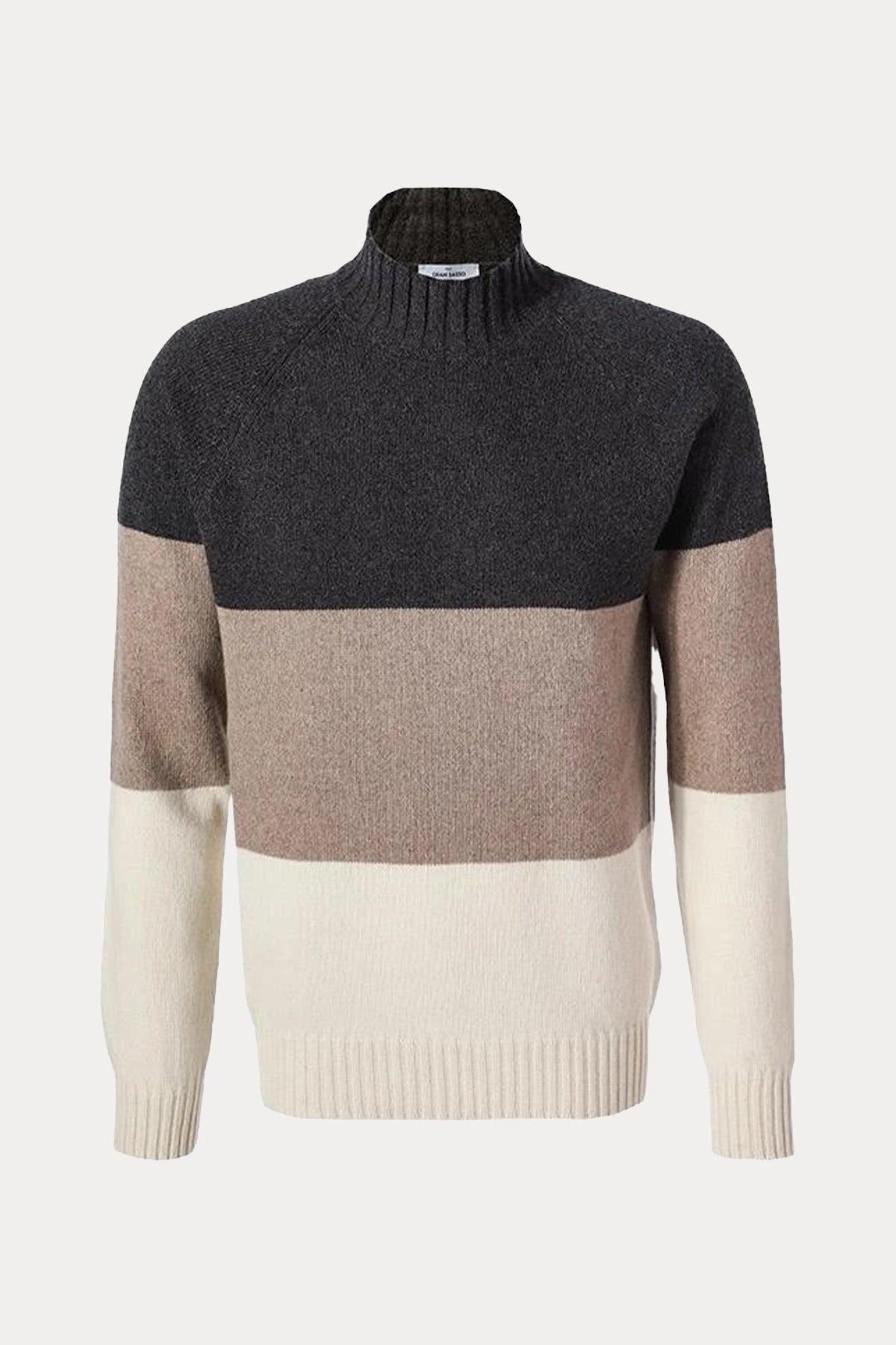 Gran Sasso Dik Yaka Yünlü Örgü Kaşmir Triko-Libas Trendy Fashion Store