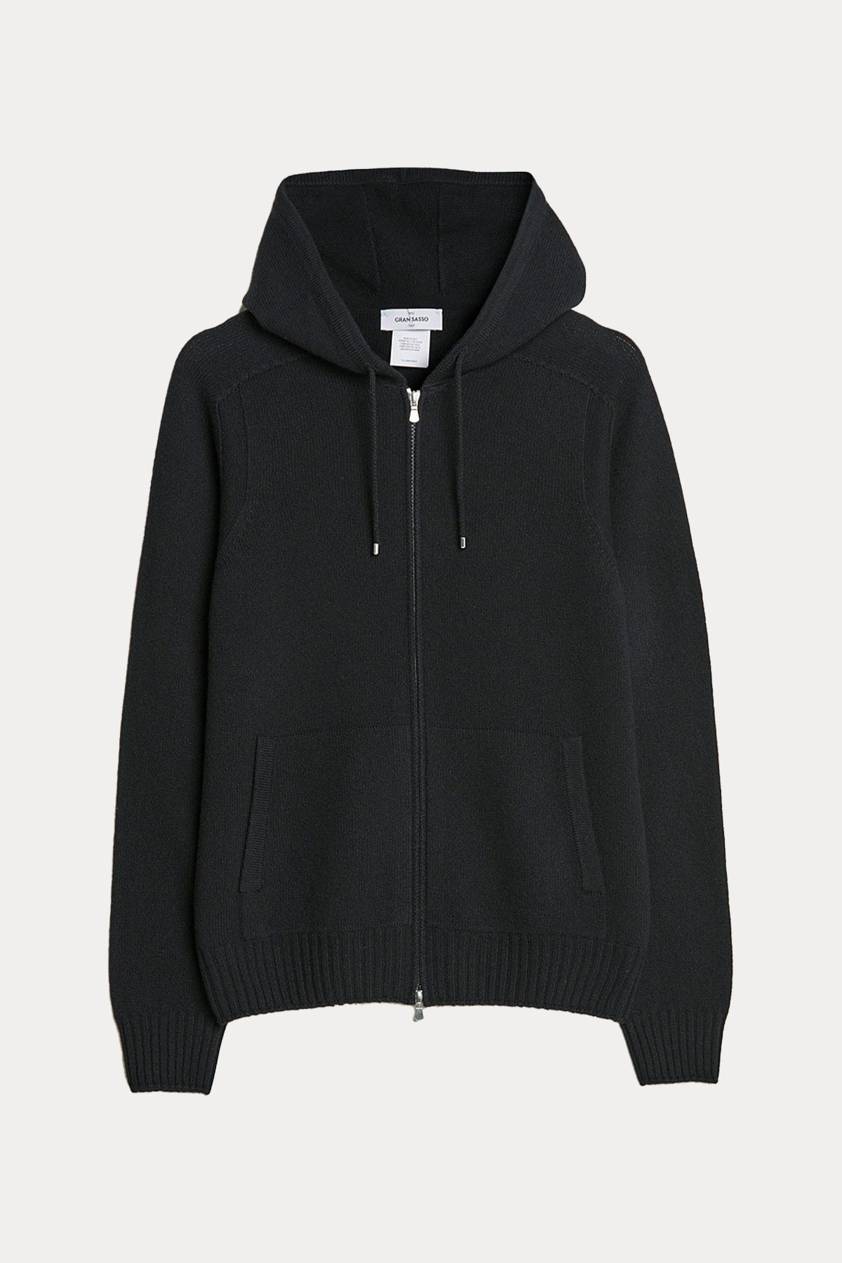 Gran Sasso Kapüşonlu Örgü Yün Triko Ceket-Libas Trendy Fashion Store