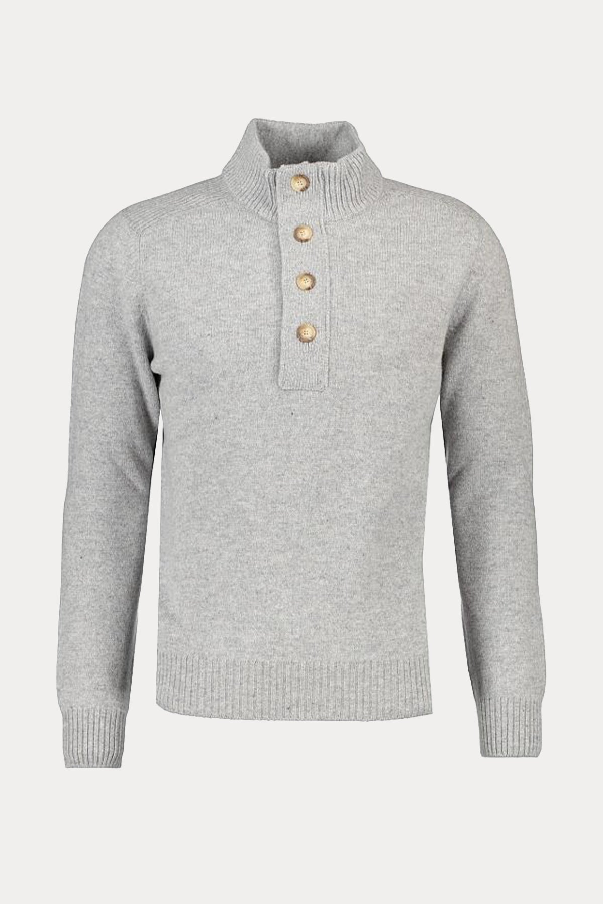 Gran Sasso Dik Yaka Örgü Yün Triko-Libas Trendy Fashion Store