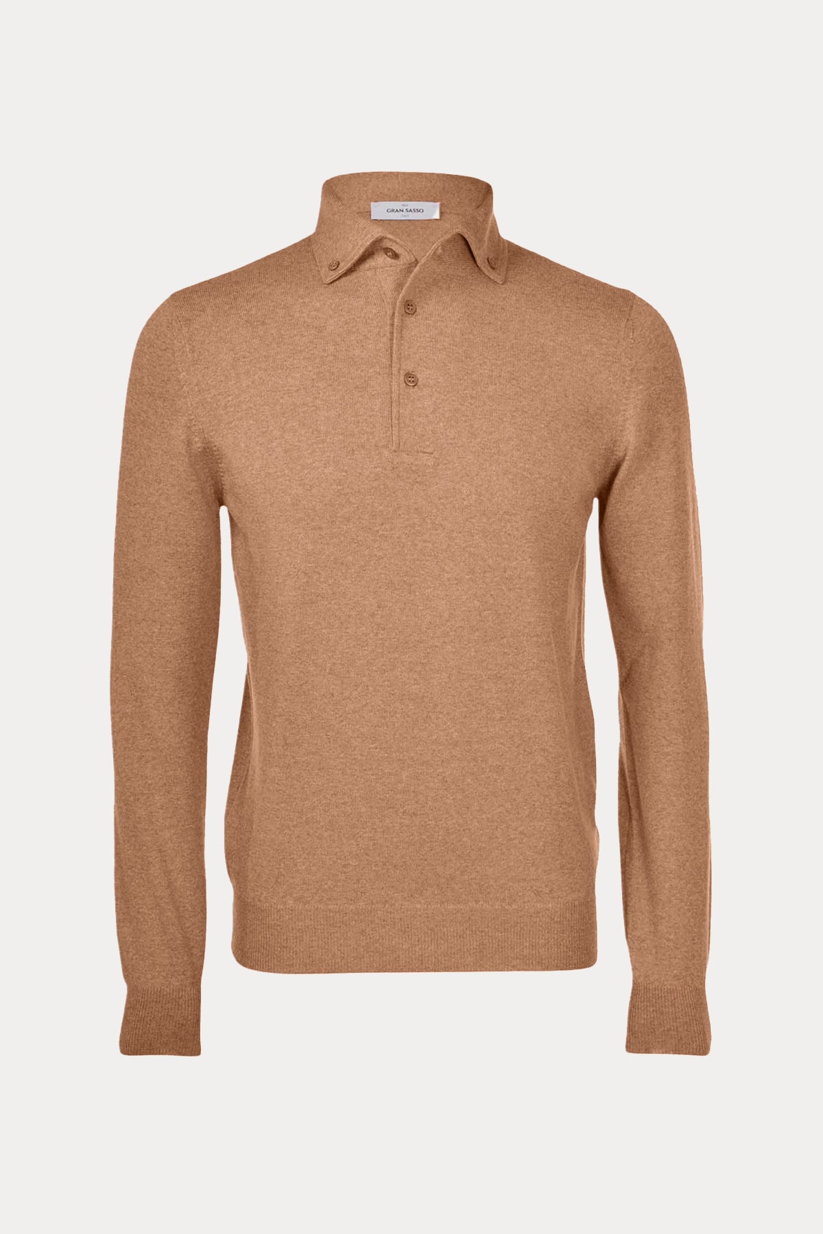 Gran Sasso Düğmeli Polo Yaka Yün Triko-Libas Trendy Fashion Store