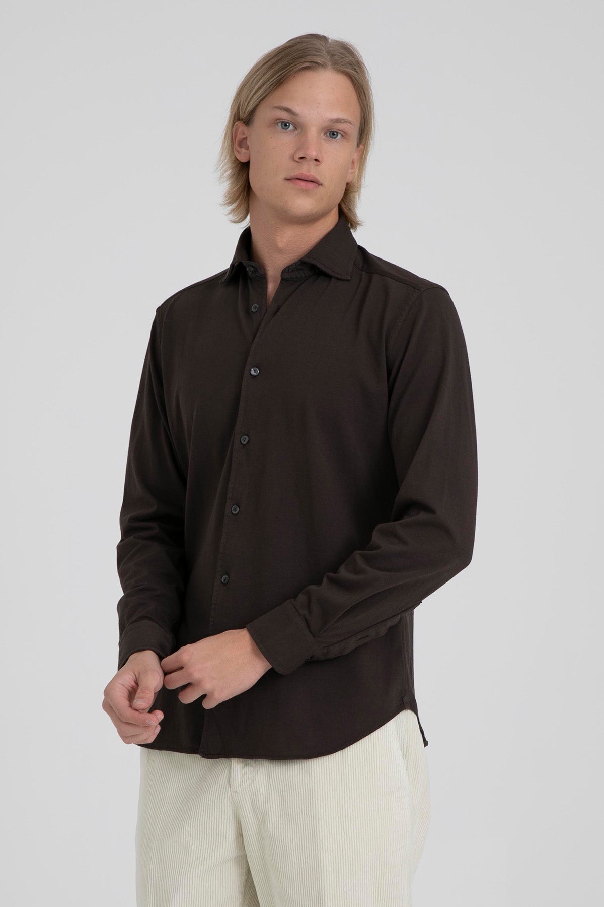 Tintoria Mattei Klasik Yaka Gömlek-Libas Trendy Fashion Store