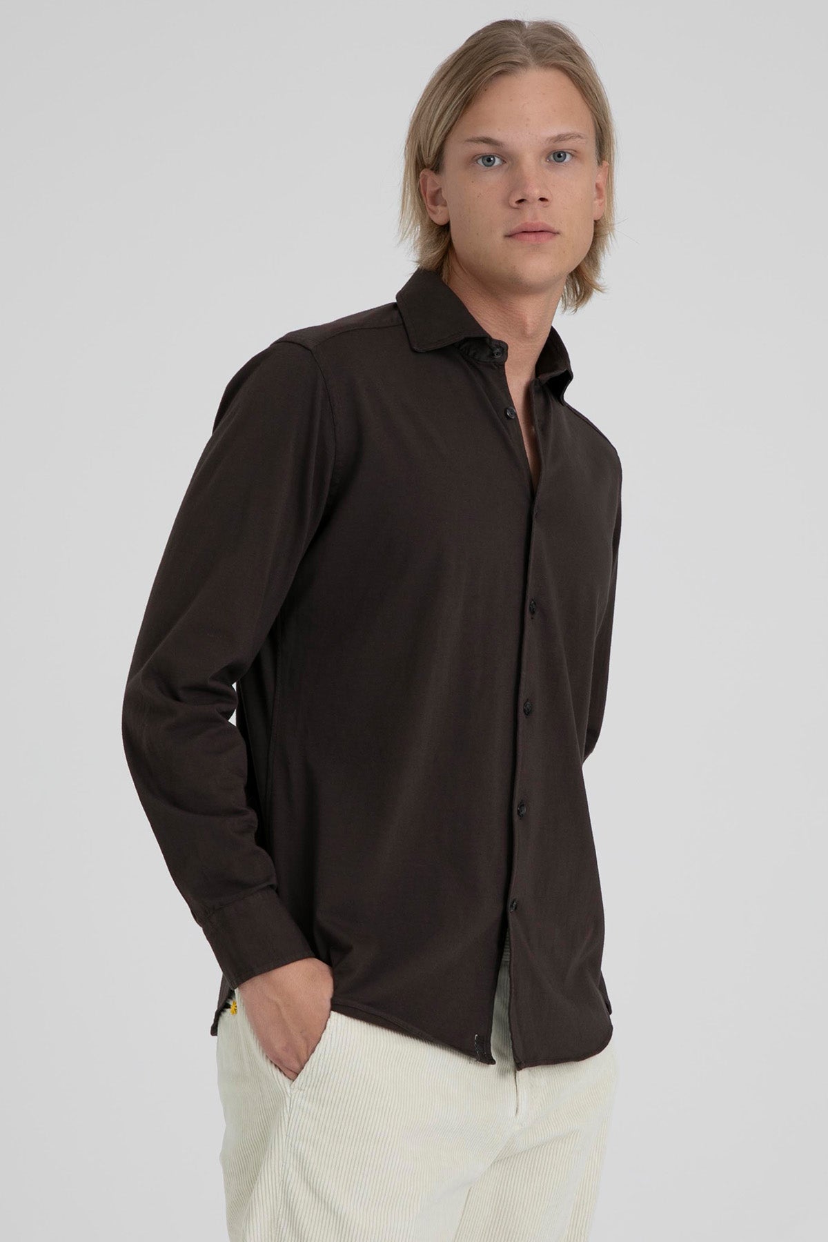 Tintoria Mattei Klasik Yaka Gömlek-Libas Trendy Fashion Store