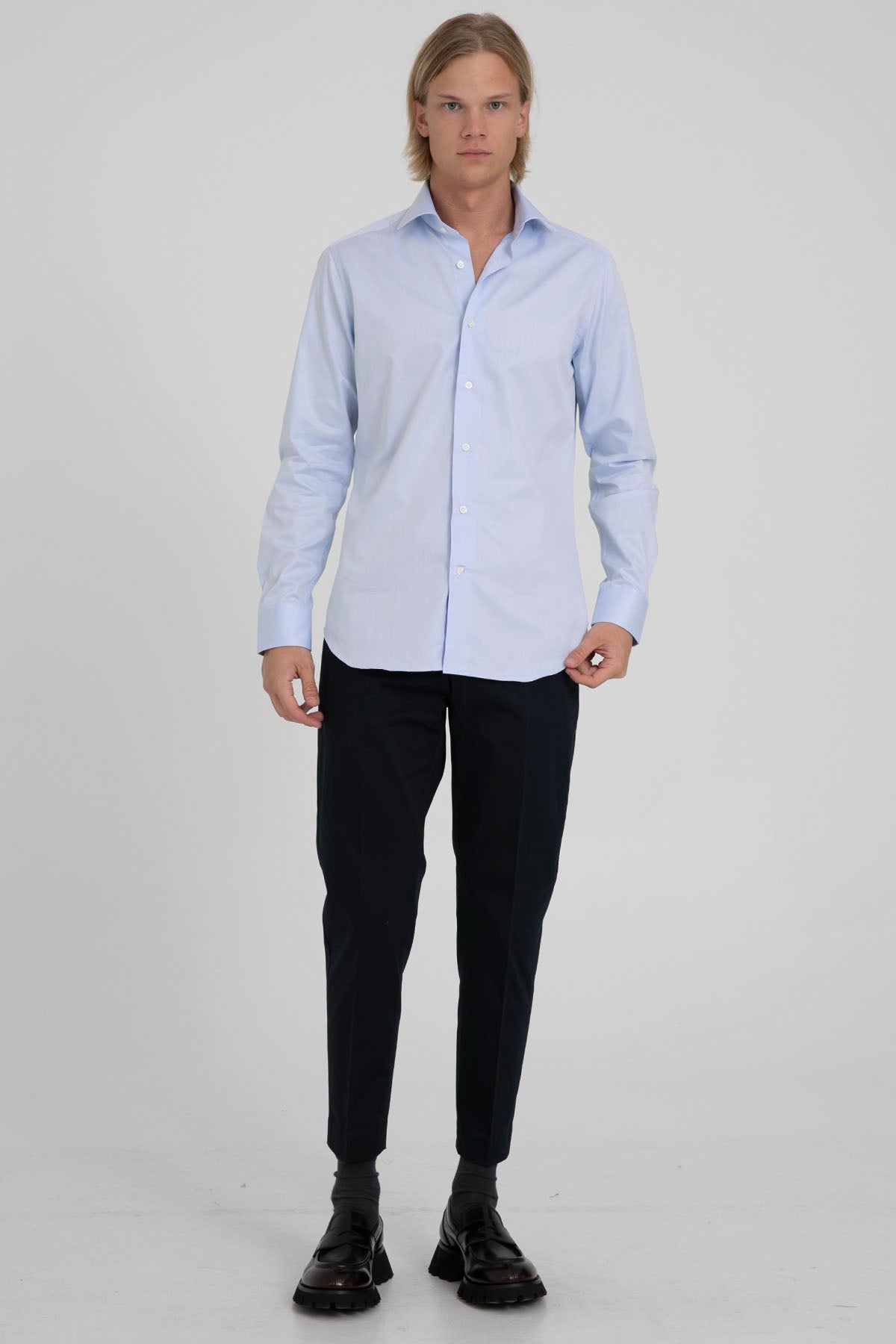 Tintoria Mattei Klasik Yaka Gömlek-Libas Trendy Fashion Store