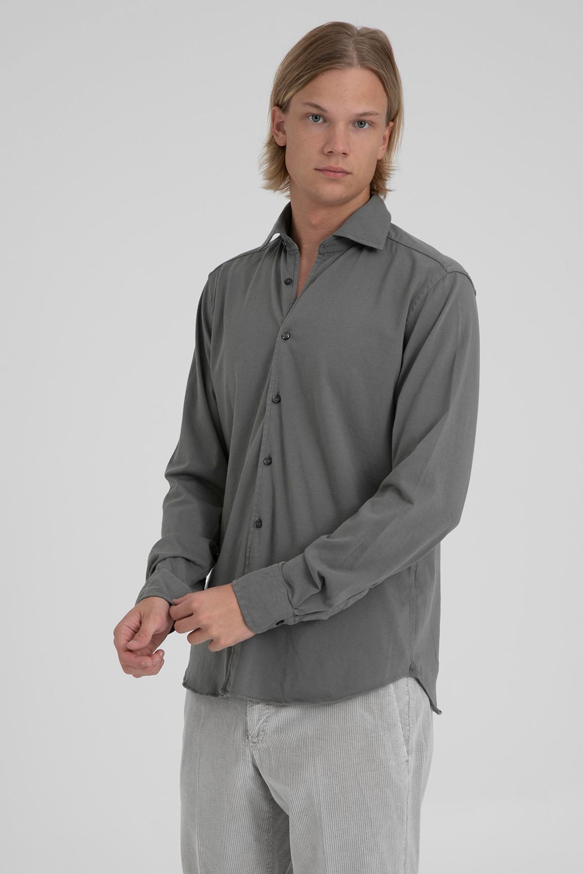 Tintoria Mattei Klasik Yaka Gömlek-Libas Trendy Fashion Store